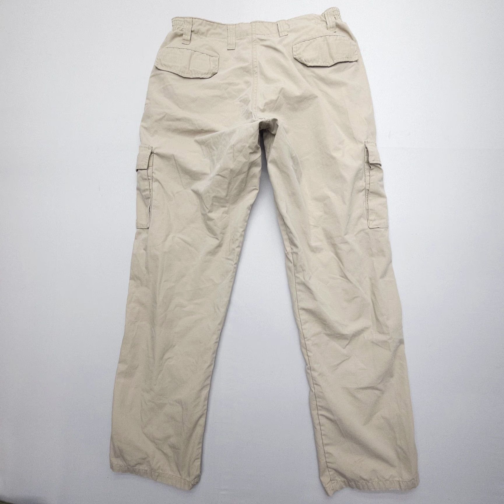 Propper Propper Tactical Pants / Combat Uniform Pants Mens 36 x 34 Tan Ripstop Canvas Cargo Pocket Workwear Regular Straight Fit Army 90s Theme Size US 36 / EU 52 - 2 Thumbnail