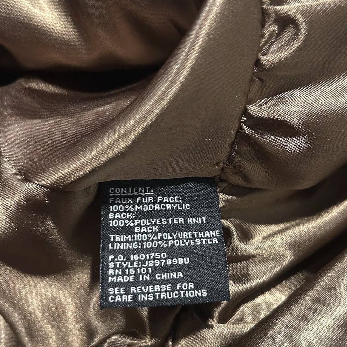 Jones New York Jones New York Coat Womens M Beig e Faux Mink Fur Hooded Tiered Bohemian Winter Designer Overcoat Jacket Size M / US 6-8 / IT 42-44 - 7 Thumbnail