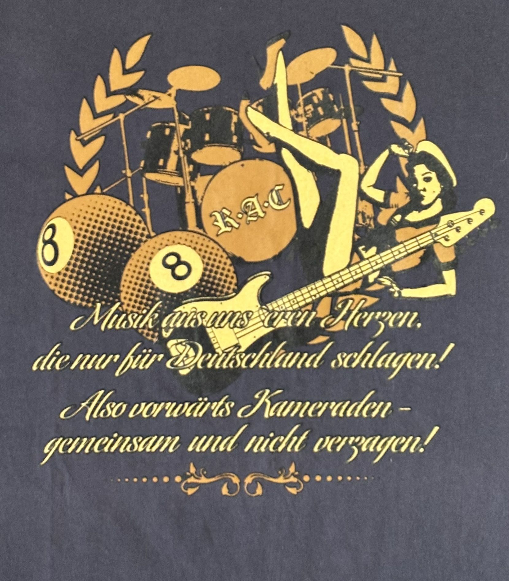 Band Tees T-Shirt Sachsonia R.A.C size.XL Size US XL / EU 56 / 4 - 12 Thumbnail