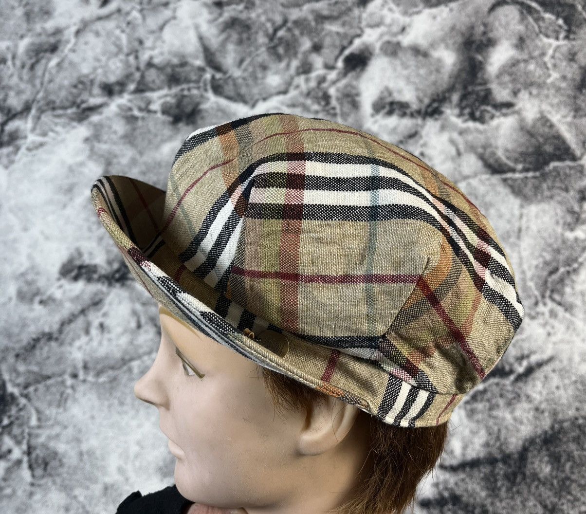Burberry Burberry London Linen Check Cap Size ONE SIZE - 1 Thumbnail