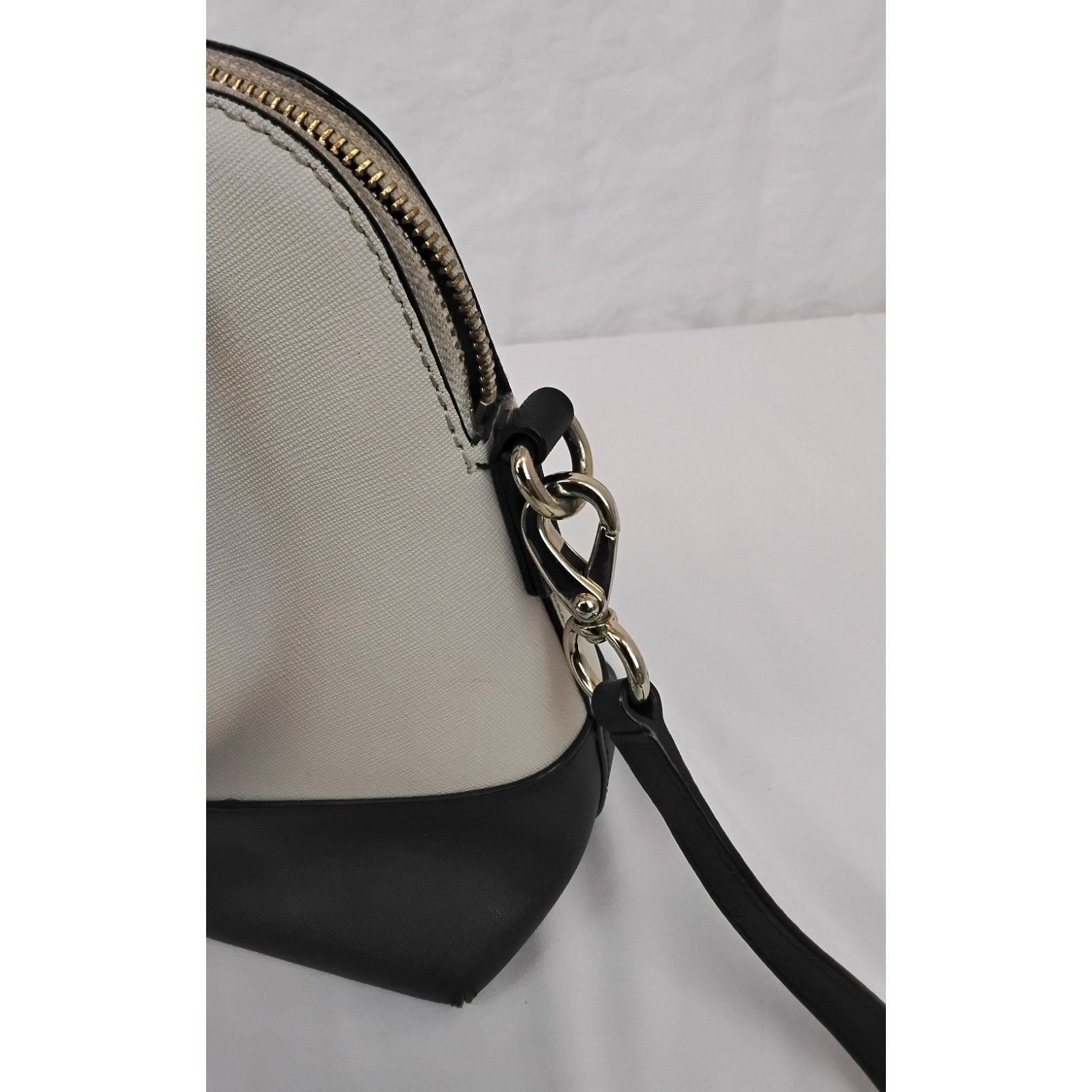 Kate Spade Kate Spade Convertible Satchel Handbag Purse Black/White Size ONE SIZE - 14 Thumbnail