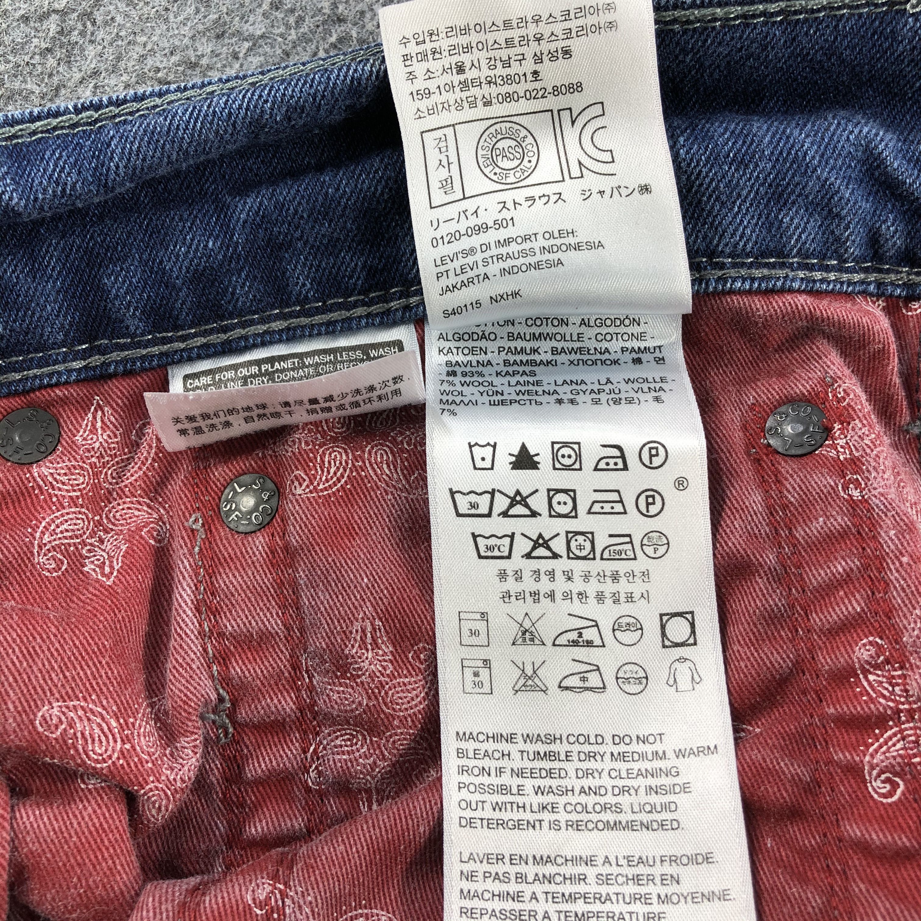 Levi's Vintage Blue Wash Levis 504 Jeans-J2253 Size US 37 - 10 Thumbnail
