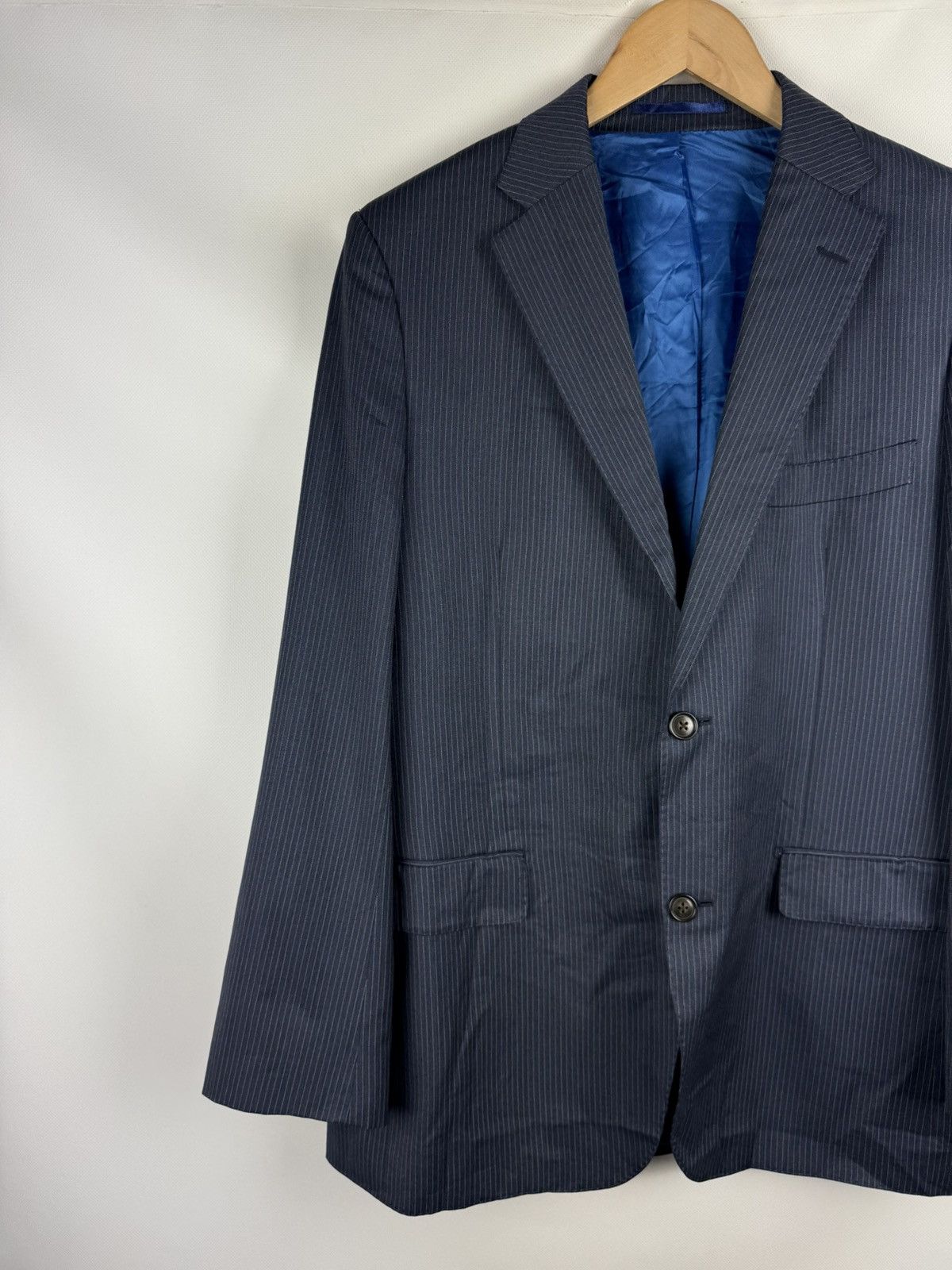 Suitsupply Suitsupply Pure Wool Men’s Striped Blazer Jacket Sportcoat Size 44R - 2 Thumbnail