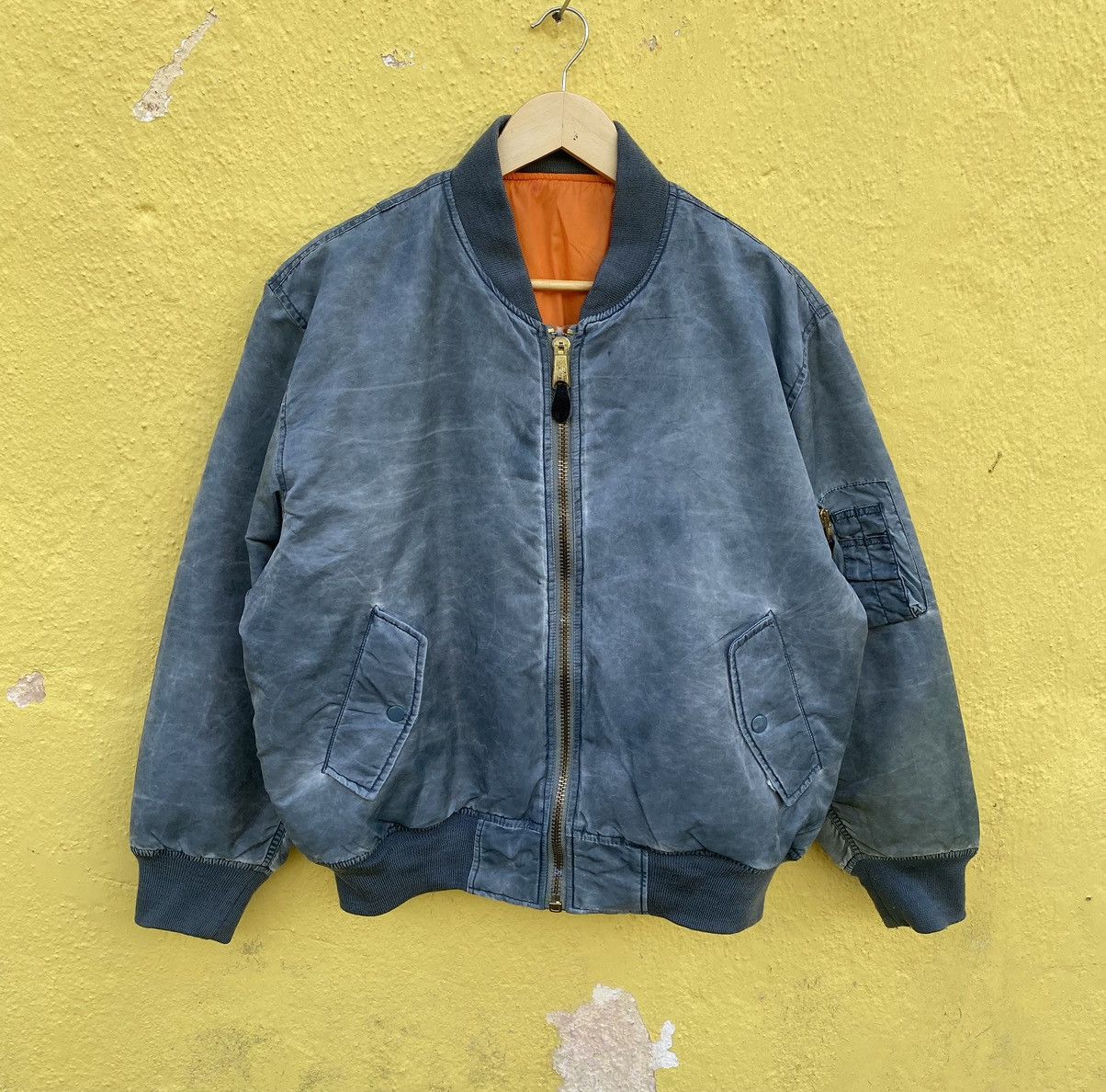 Vintage Vintage MA-1 flight US Airborne bomber jacket Size US L / EU 52-54 / 3 - 18 Thumbnail