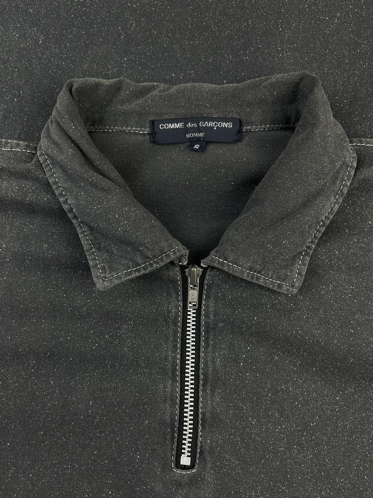 Comme des Garcons AW04 Comme des Garcons Homme Zip Polo Tshirt Size US S / EU 44-46 / 1 - 3 Thumbnail