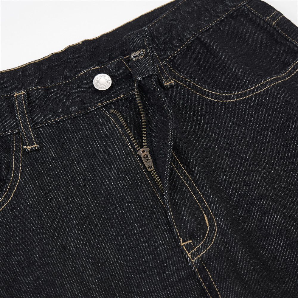 Jean Men's loose versatile casual loose wide-leg jeans Size US 32 / EU 48 - 4 Thumbnail