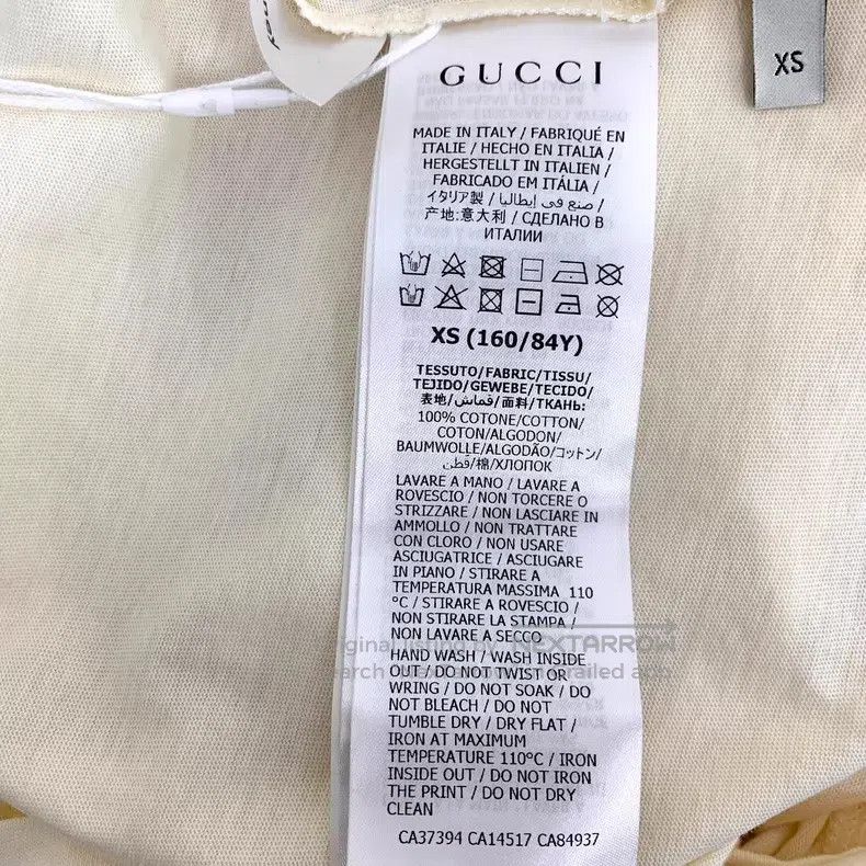 Gucci Gucci Beige Mickey Mouse logo letter print cotton round-ne Size XS / US 0-2 / IT 36-38 - 7 Thumbnail