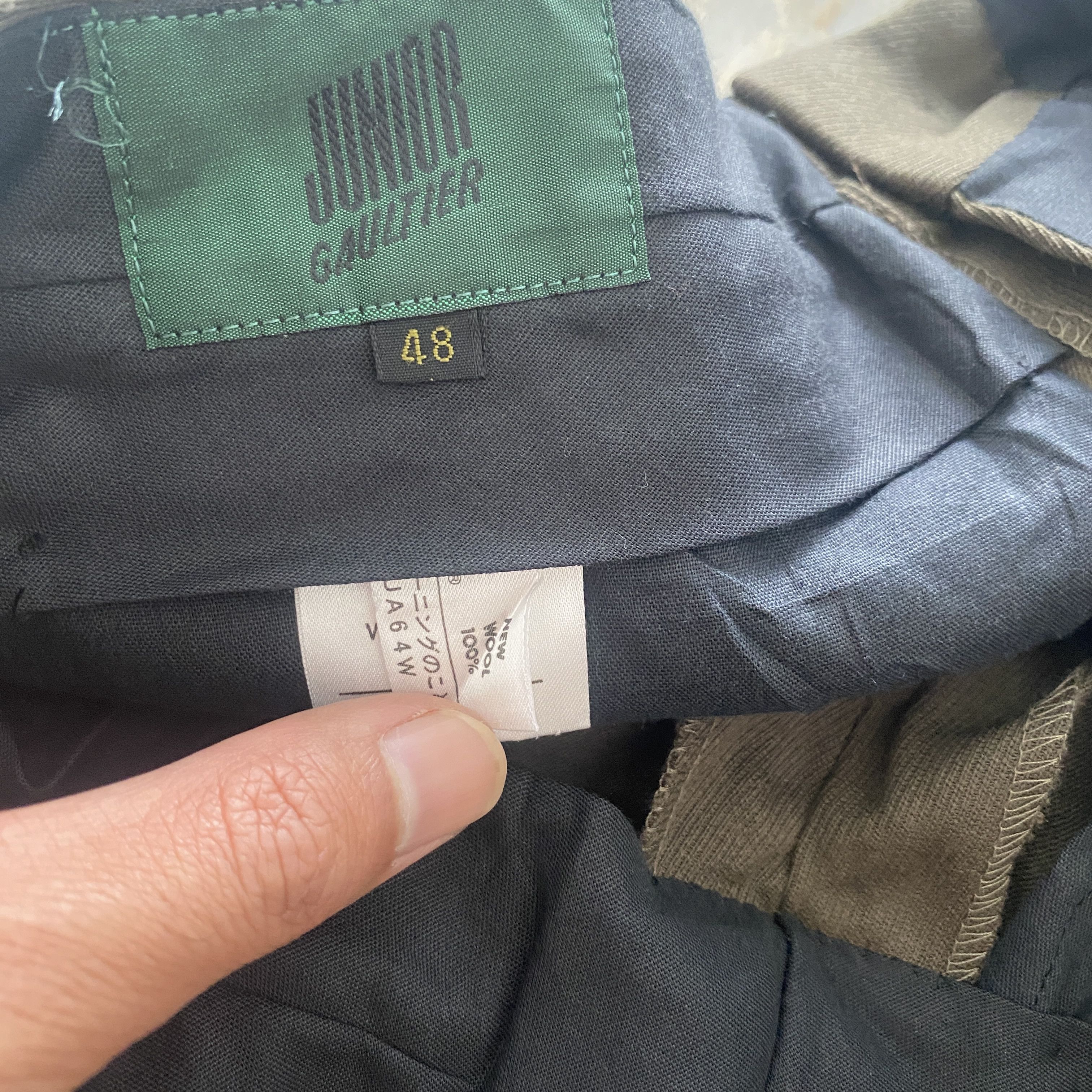 Jean Paul Gaultier Vintage Gaultier Wool Trousers Casuals Pants Size US 29 - 5 Thumbnail