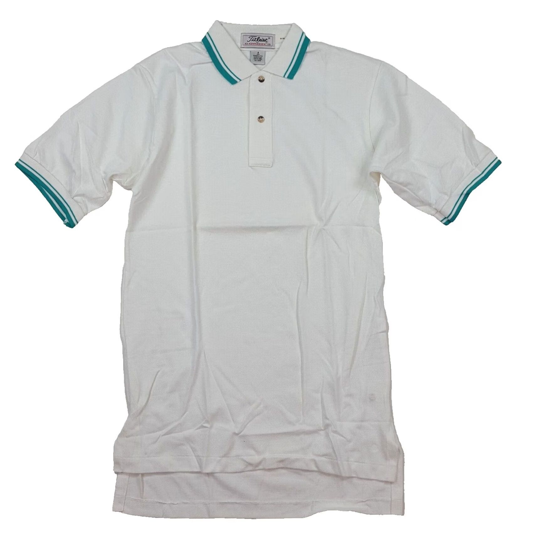 Titleist VINTAGE Titleist Golf Collared Men's Small USA Made PGA Pullover White Polo Shirt Size US S / EU 44-46 / 1 - 2 Thumbnail