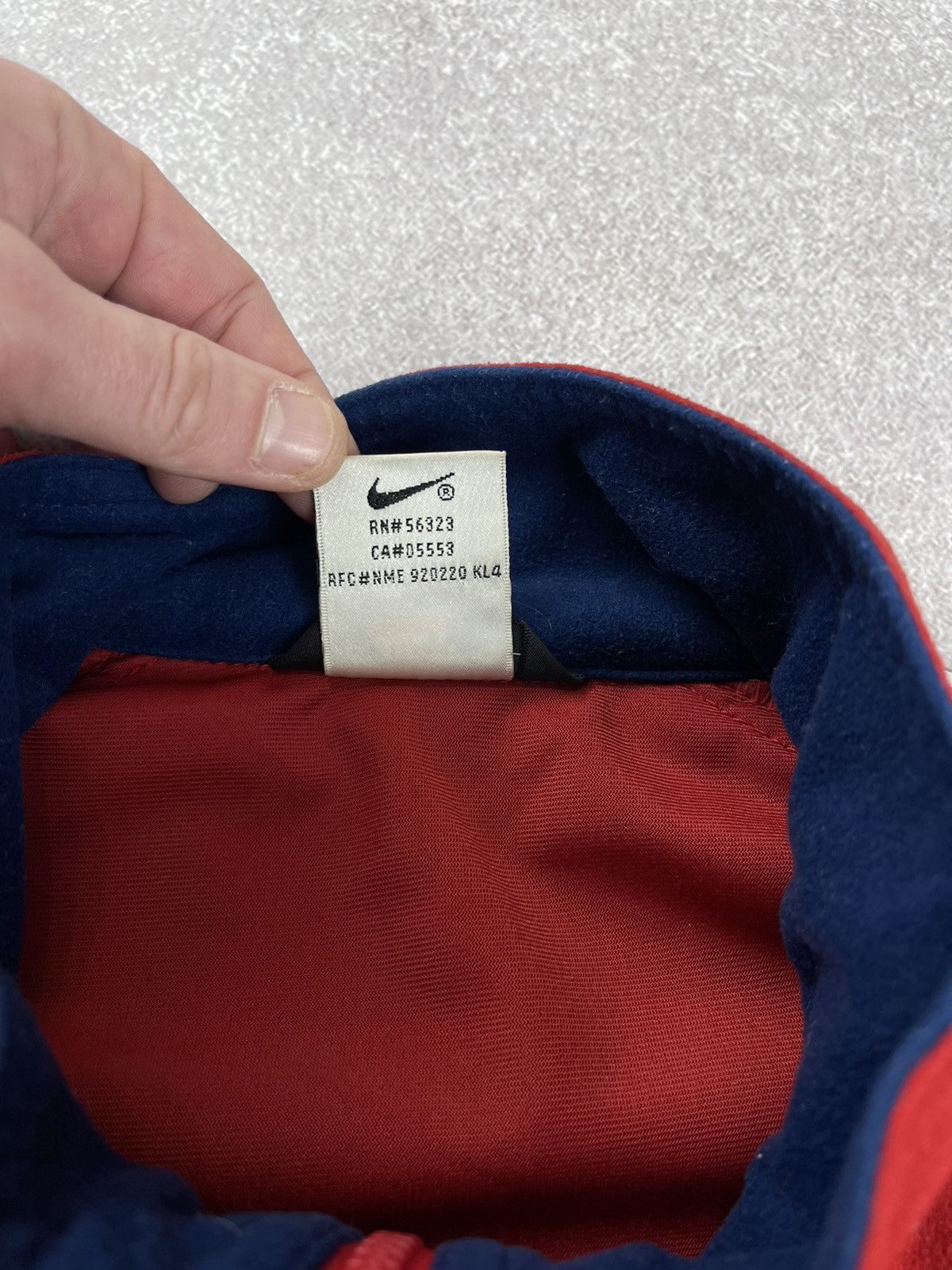 Nike × Vintage Vintage Nike USA Velvet Track Jacket Size S Size US S / EU 44-46 / 1 - 8 Thumbnail