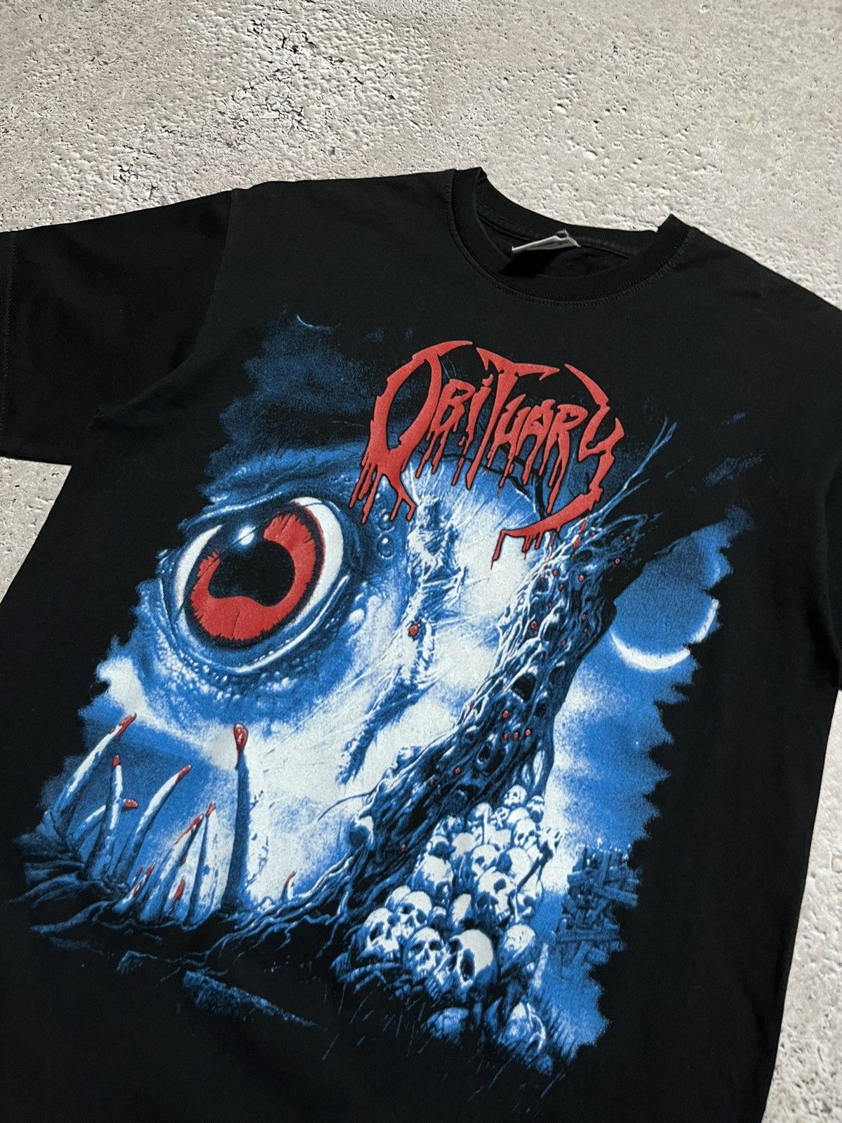 Band Tees × Vintage Vintage Obituary death metal T-shirt tee Size US S / EU 44-46 / 1 - 2 Thumbnail