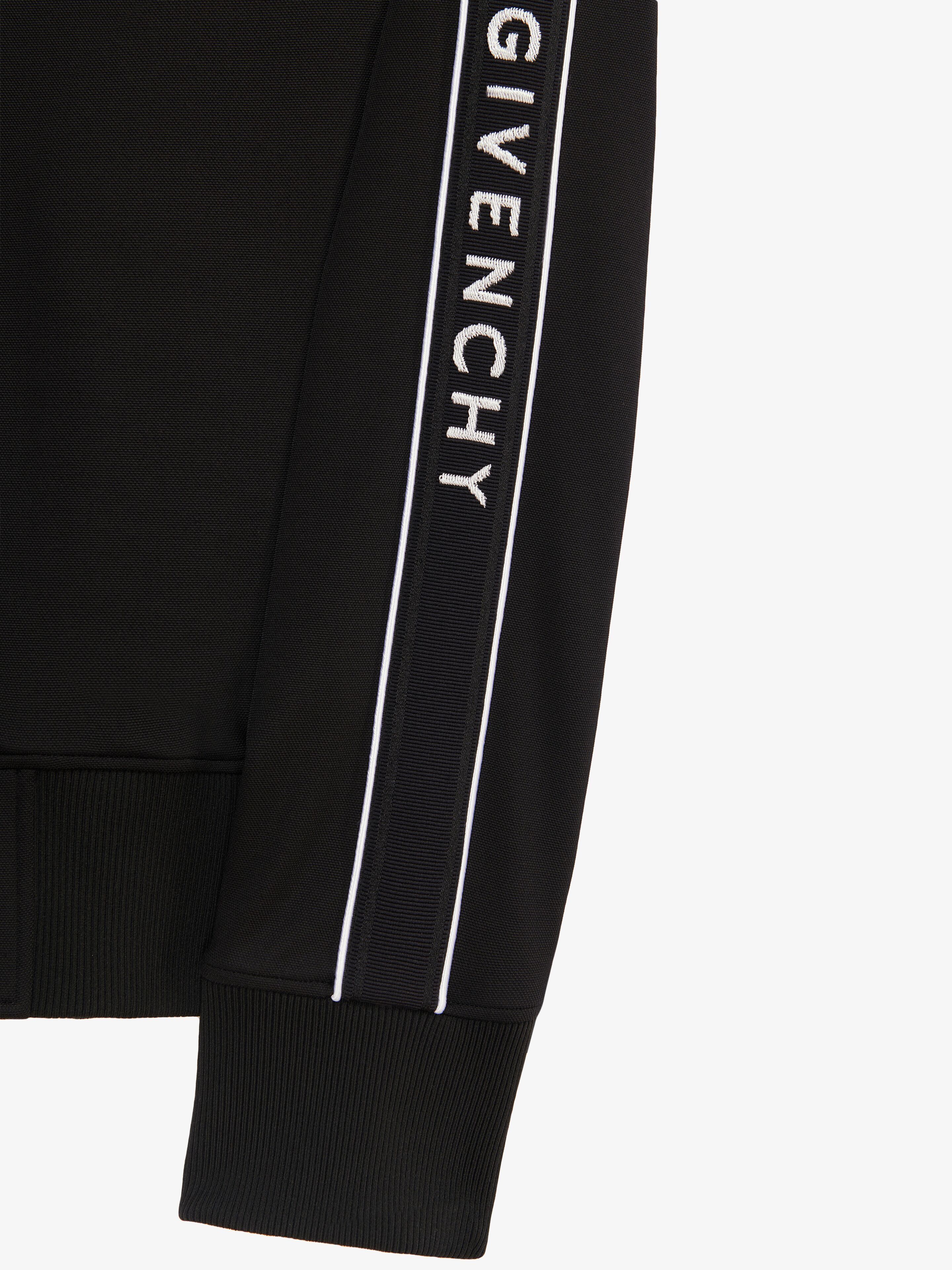 Givenchy o1w1db10325 Sweatshirt w/ Band Sleeves in Black Size US XXL / EU 58 / 5 - 6 Thumbnail