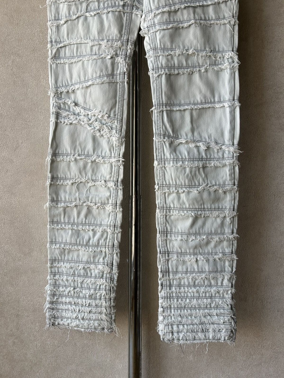Dolce & Gabbana Dolce & Gabbana Staked and Ripped Slim Fit Jeans Y2K Size 28" / US 6 / IT 42 - 4 Thumbnail