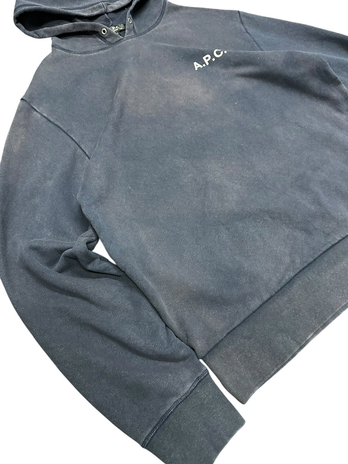 A.P.C. A.P.C Hoodie Spell Out Size US L / EU 52-54 / 3 - 2 Thumbnail