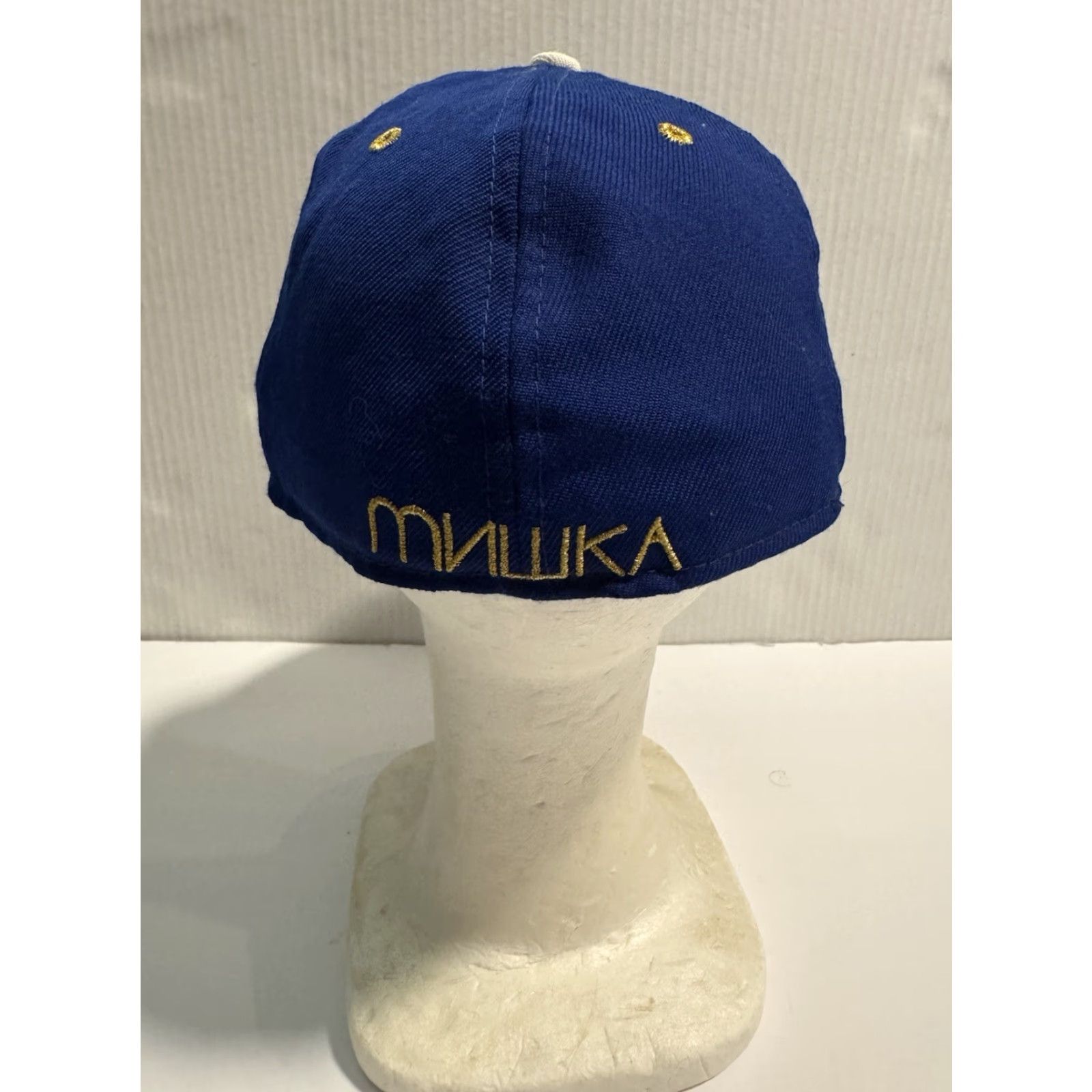 New Era VINTAGE New Era 59Fifty Mishka Bear Mop Blue 7 1/4 Fitted Hat/Cap RARE Size ONE SIZE - 5 Thumbnail