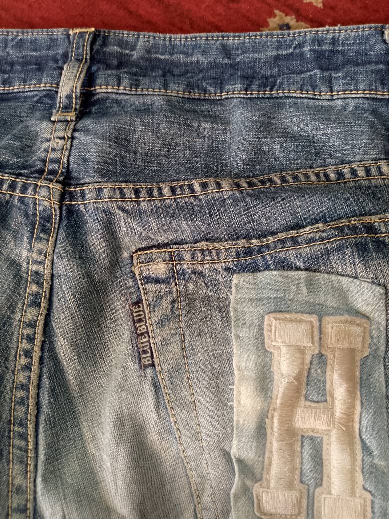 Kapital Blue Blue Japan Distressed Patchwork Indigo Boro Denim Size US 30 / EU 46 - 4 Thumbnail