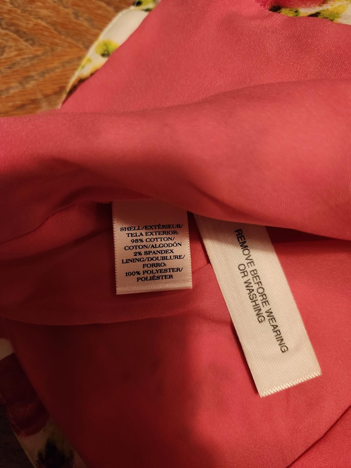 Designer Ann Taylor spring flowers blazer sz 0 Size XS / US 0-2 / IT 36-38 - 5 Thumbnail