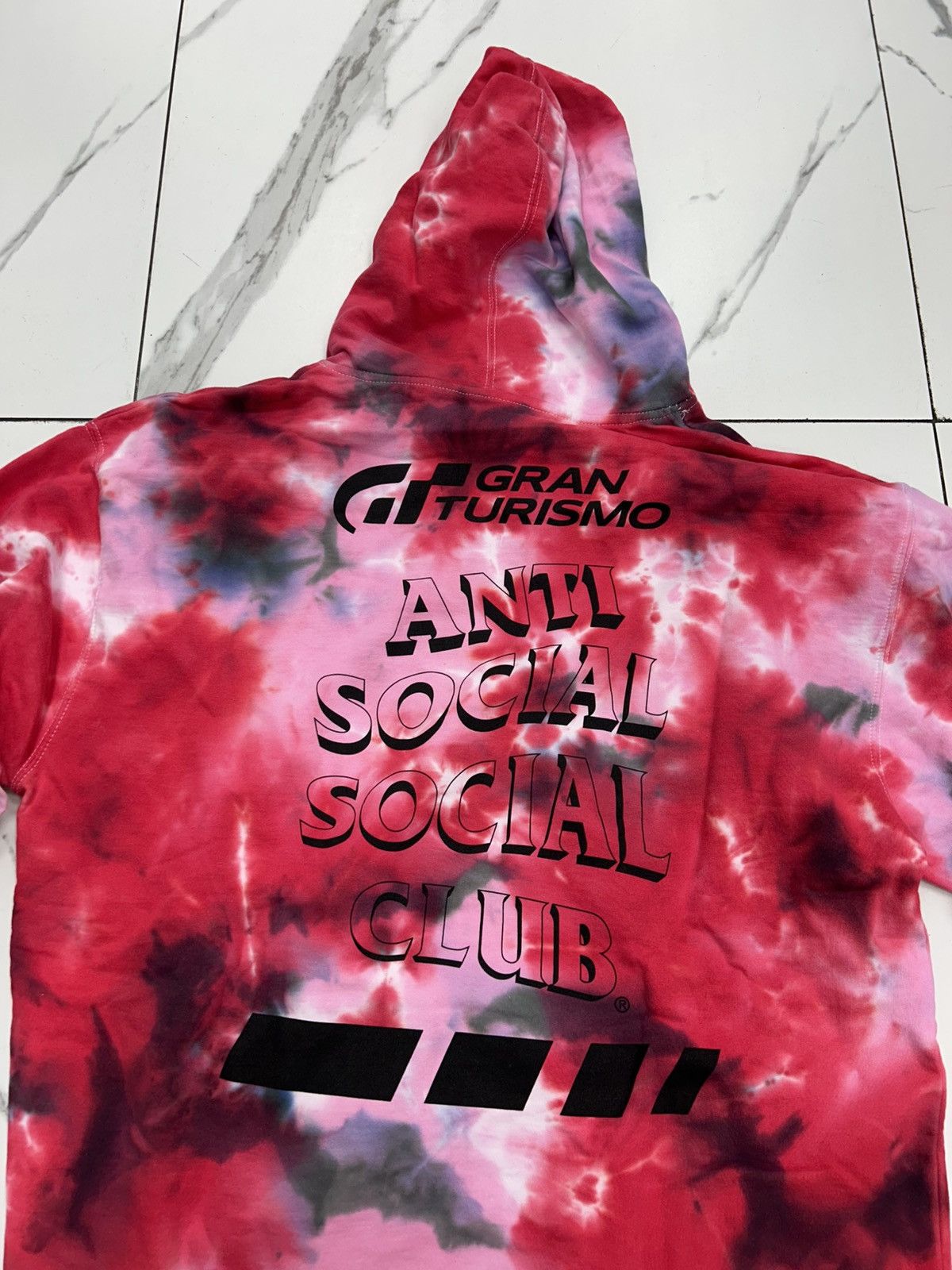 Anti Social Social Club Anti Social Social Club x Gran Turismo Dye Hoodie "Red" Size US XXL / EU 58 / 5 - 4 Thumbnail
