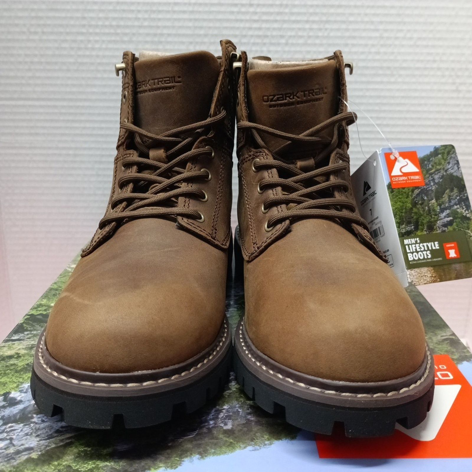 Other Ozark Trail Men's Range Mountain Hiking Boots Size 7 Brown Size US 7 / EU 40 - 2 Thumbnail