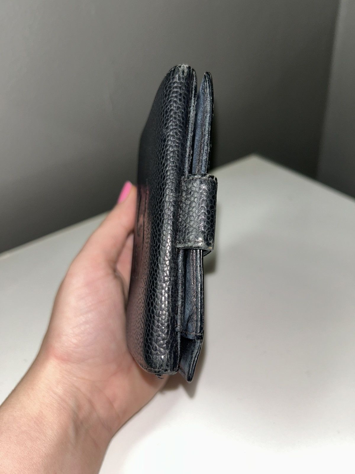 Chanel Chanel Caviar Leather Timeless CC Flap Compact Wallet Size ONE SIZE - 11 Thumbnail