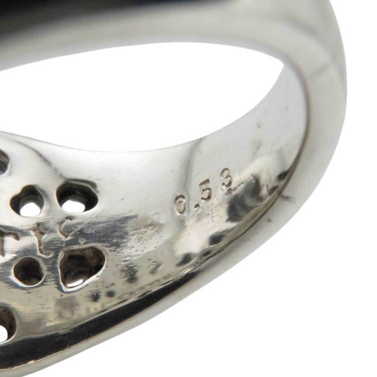 Chrome Hearts 5 Point Diamond K&T Ring Silver