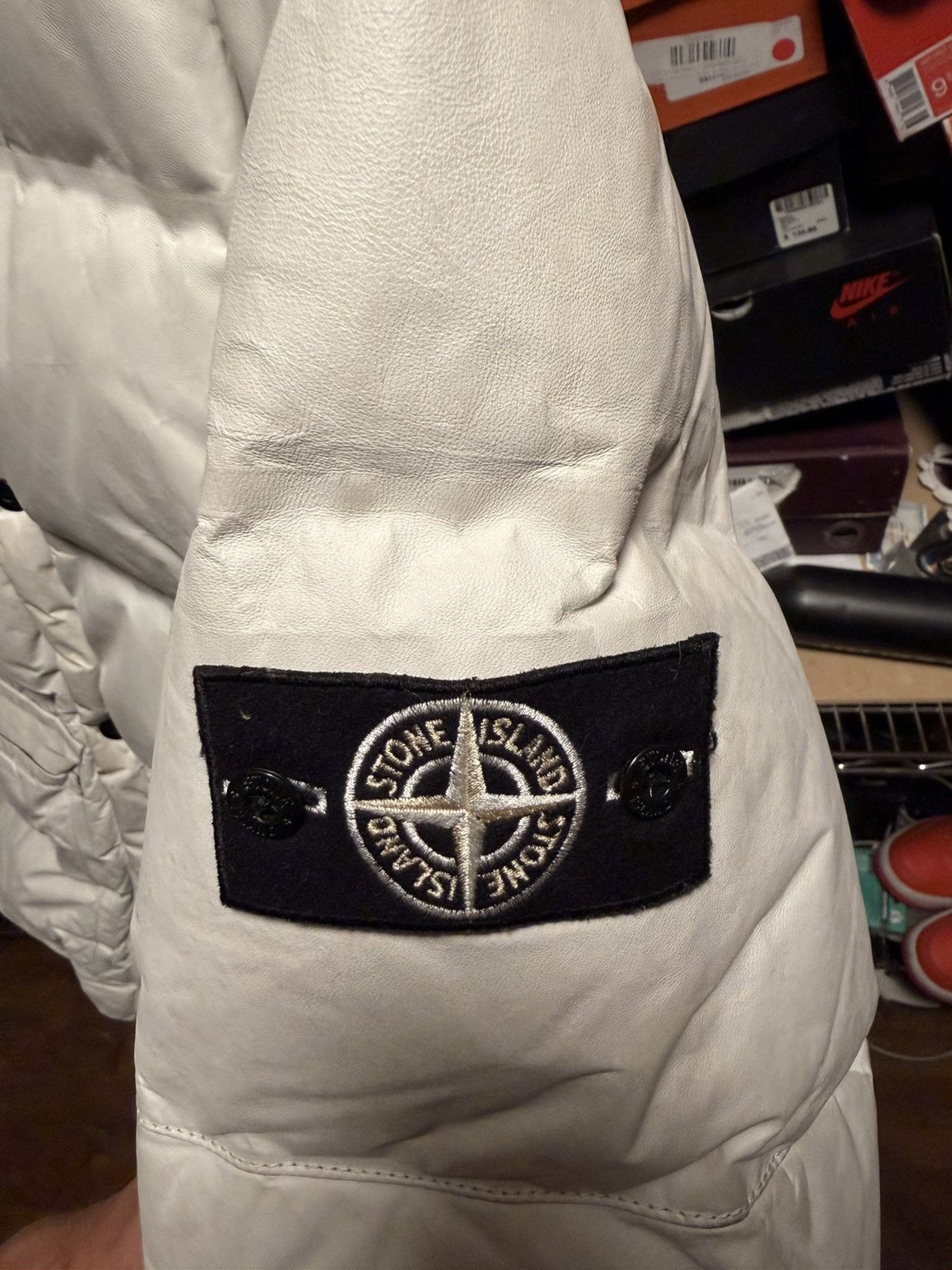 Stone Island Stone island featherweight leather down Size US XL / EU 56 / 4 - 4 Thumbnail