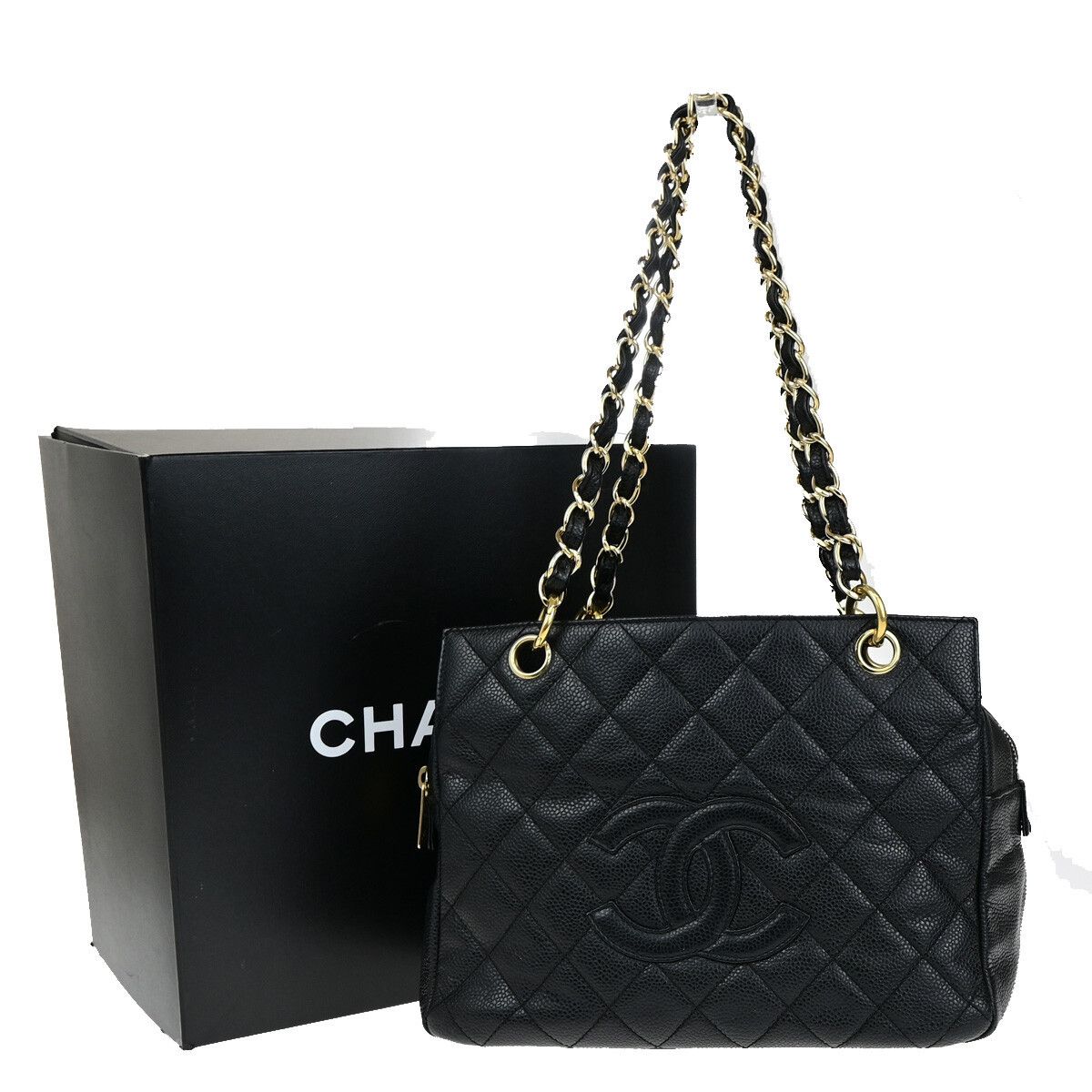 Chanel Chanel Petite Timeless Tote Quilted Calfskin Size ONE SIZE - 1 Thumbnail