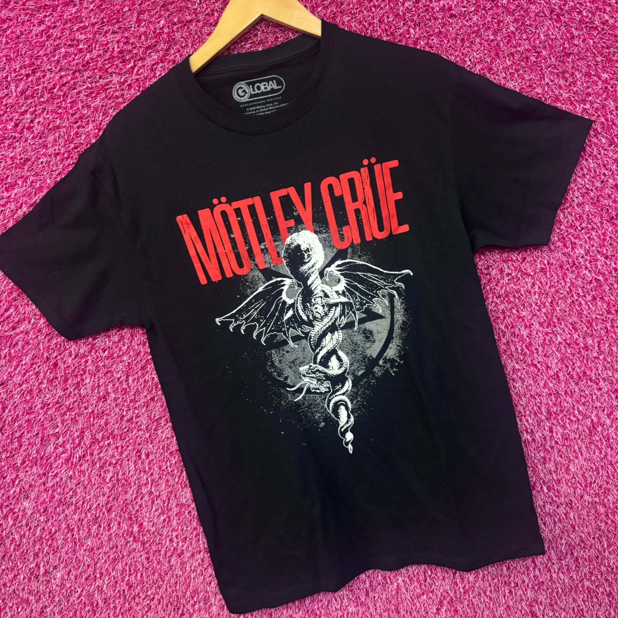 Band Tees Motley Crue Dr Feel Good Album Cover Art Heavy Metal Tee M Size US M / EU 48-50 / 2 - 3 Thumbnail
