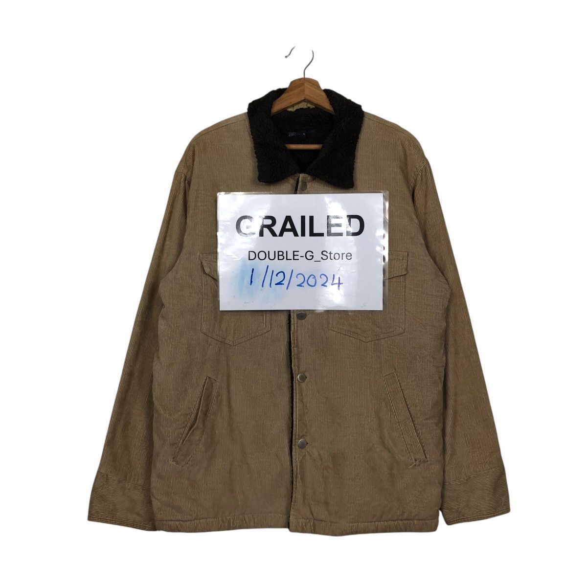 Japanese Brand 📌Vintage Biker Jacket Flat Linner Sherpa Blanket Size US L / EU 52-54 / 3 - 1 Thumbnail