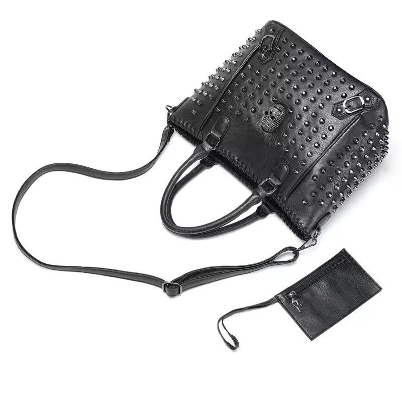 Other Y2K Punk Skull Rivet Leather Crossbody Bag Size ONE SIZE - 6 Thumbnail