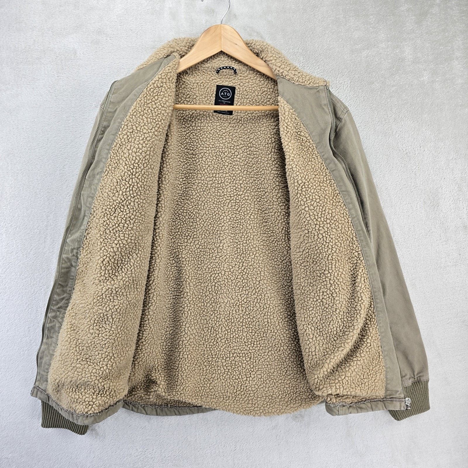 Wrangler Wrangler ATG Sherpa Lined Jacket M Canvas All Terrain Gear Size US M / EU 48-50 / 2 - 6 Thumbnail