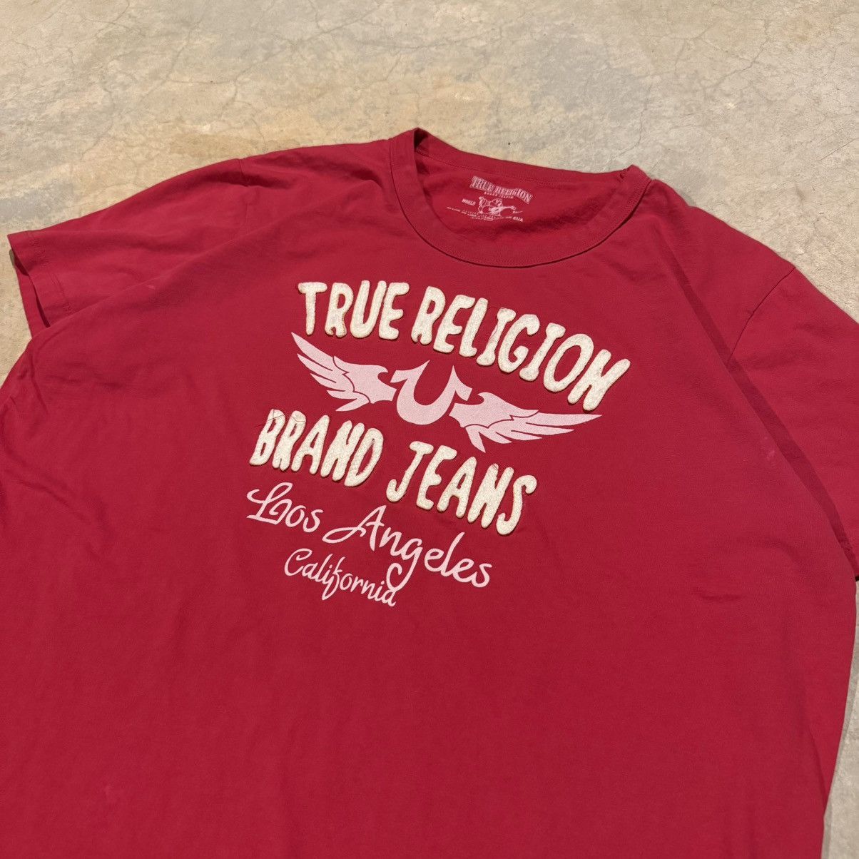 True Religion Vintage 2000s True Religion Logo Tee Chief Keef Cyber Y2K Size US XL / EU 56 / 4 - 3 Thumbnail