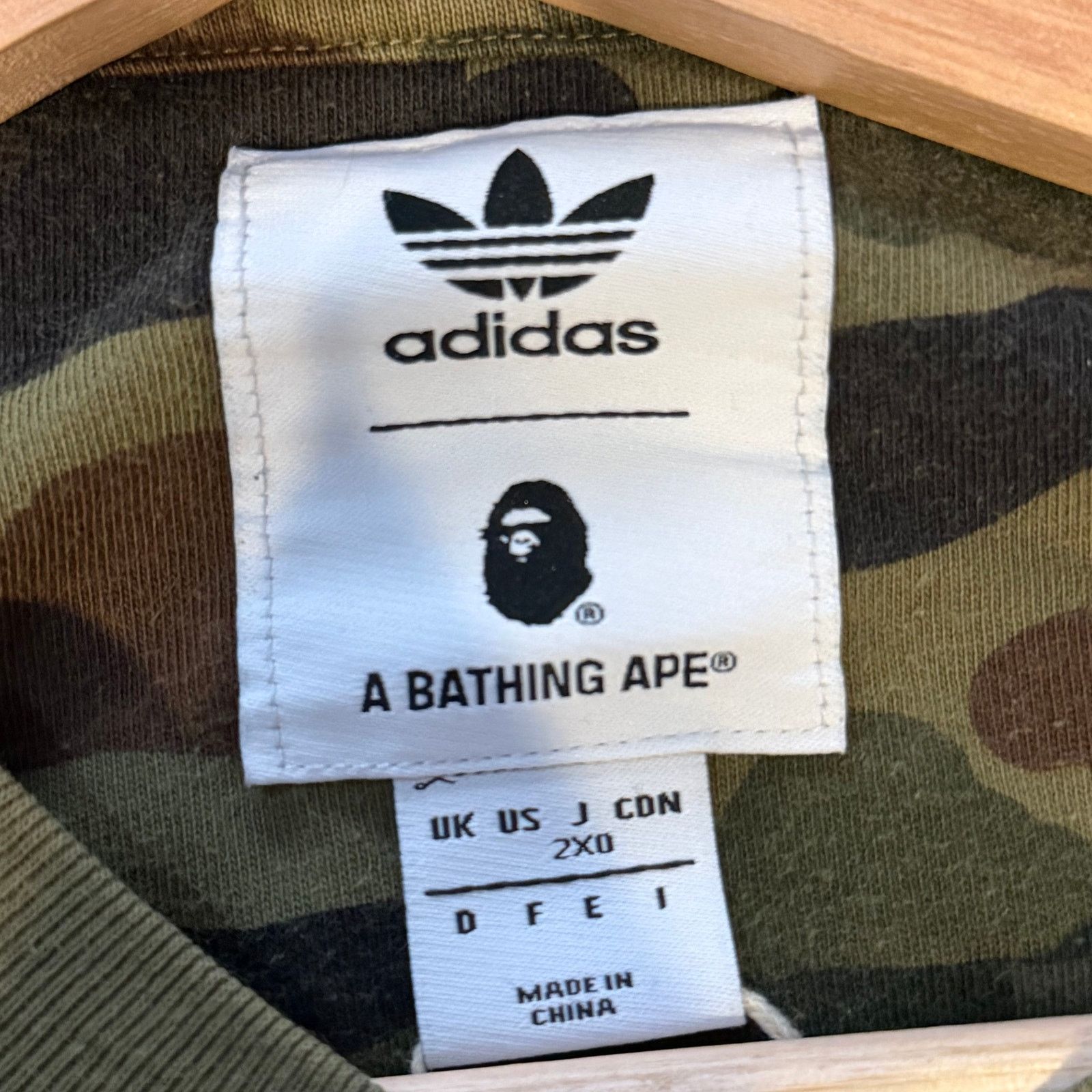 Bape Bape X Adidas Adicolor T-Shirt Size US M / EU 48-50 / 2 - 3 Thumbnail