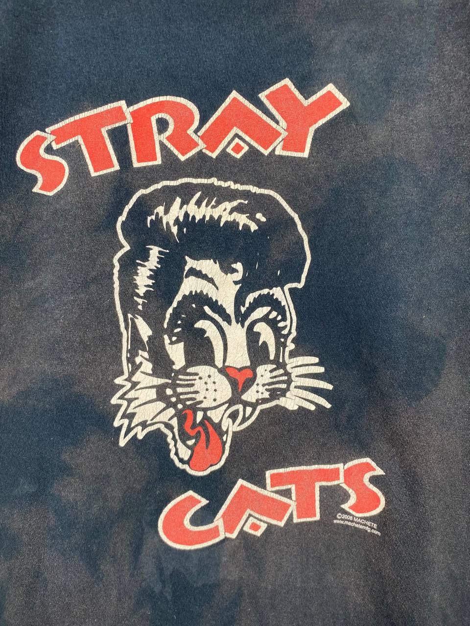 Band Tees vintage stray cat rockabilly band tee sunfaded Size US L / EU 52-54 / 3 - 2 Thumbnail