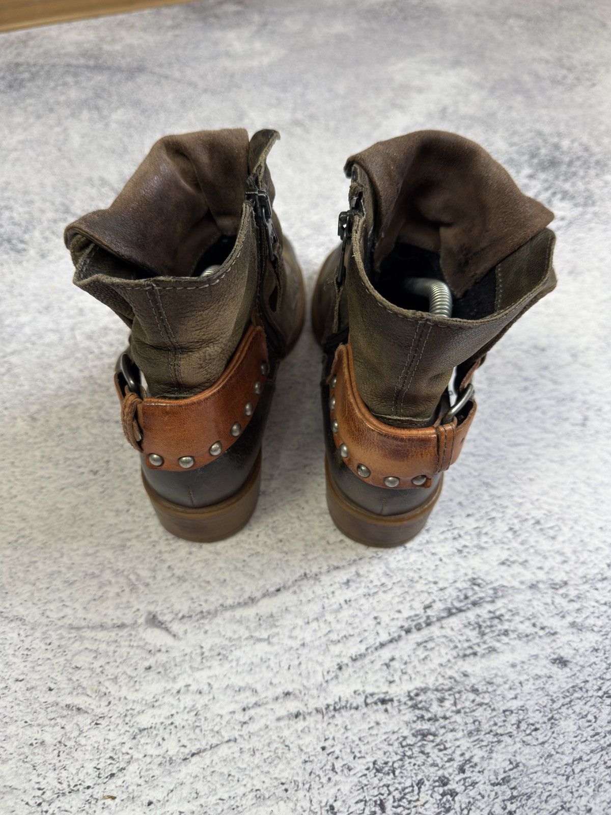 A.S.98 🔥A.S.98 Emerson Style Ankle Straps Vintage Western Boots Size US 7 / IT 37 - 10 Thumbnail