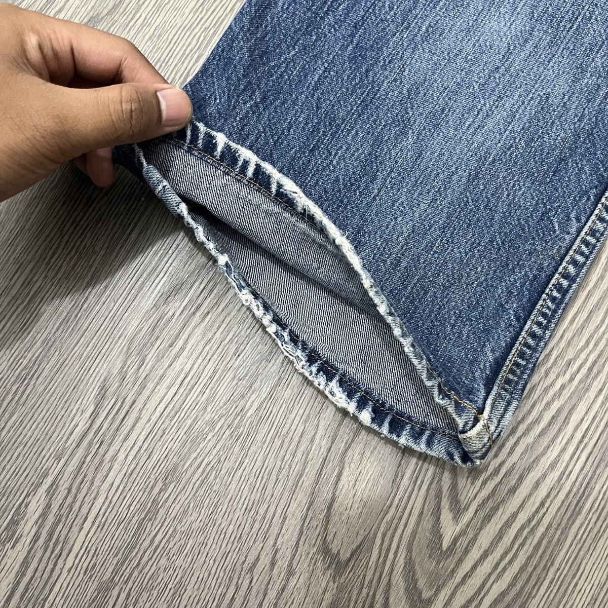 Levi's Vintage Clothing 2000s Levi's 501 Distresse Denim ifsixwasnine Size US 34 / EU 50 - 21 Thumbnail