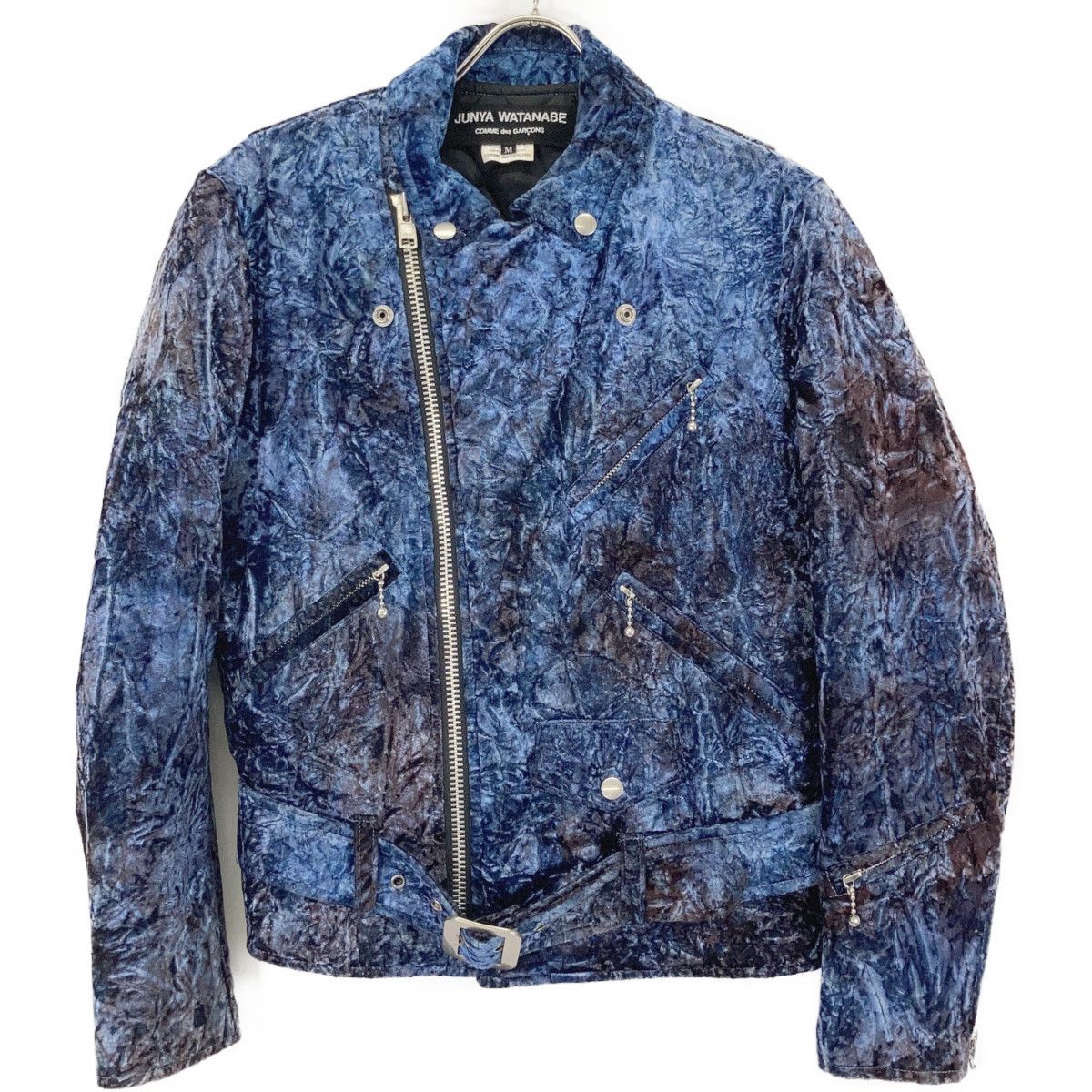 Other Other COMME des GARCONS JUNYA WATANABE Velour Jacket Textile Outerwear JJ-j012 DUTY FREE for USA Size ONE SIZE - 1 Thumbnail