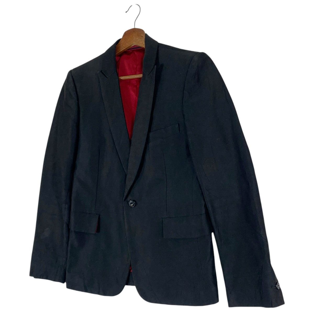 Attachment VINTAGE ATTACHMENT KAZUYUKI KUMAGAI BLACK COAT BLAZER Size US S / EU 44-46 / 1 - 2 Thumbnail