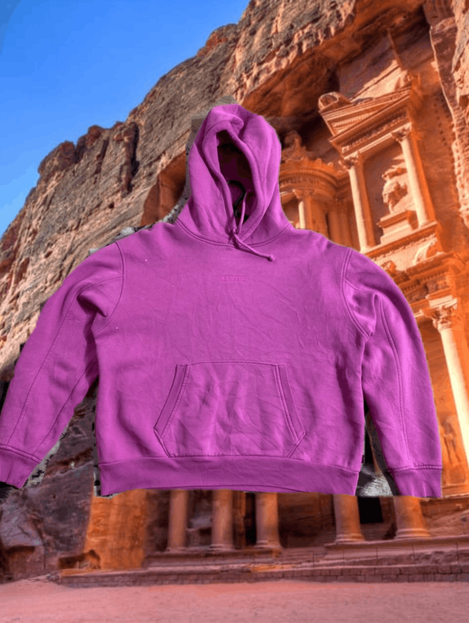 Levi's × Vintage Vintage Y2K/2000s Pink Levi’s Spellout Streetwear Hoodie! Size US XS / EU 42 / 0 - 1 Thumbnail