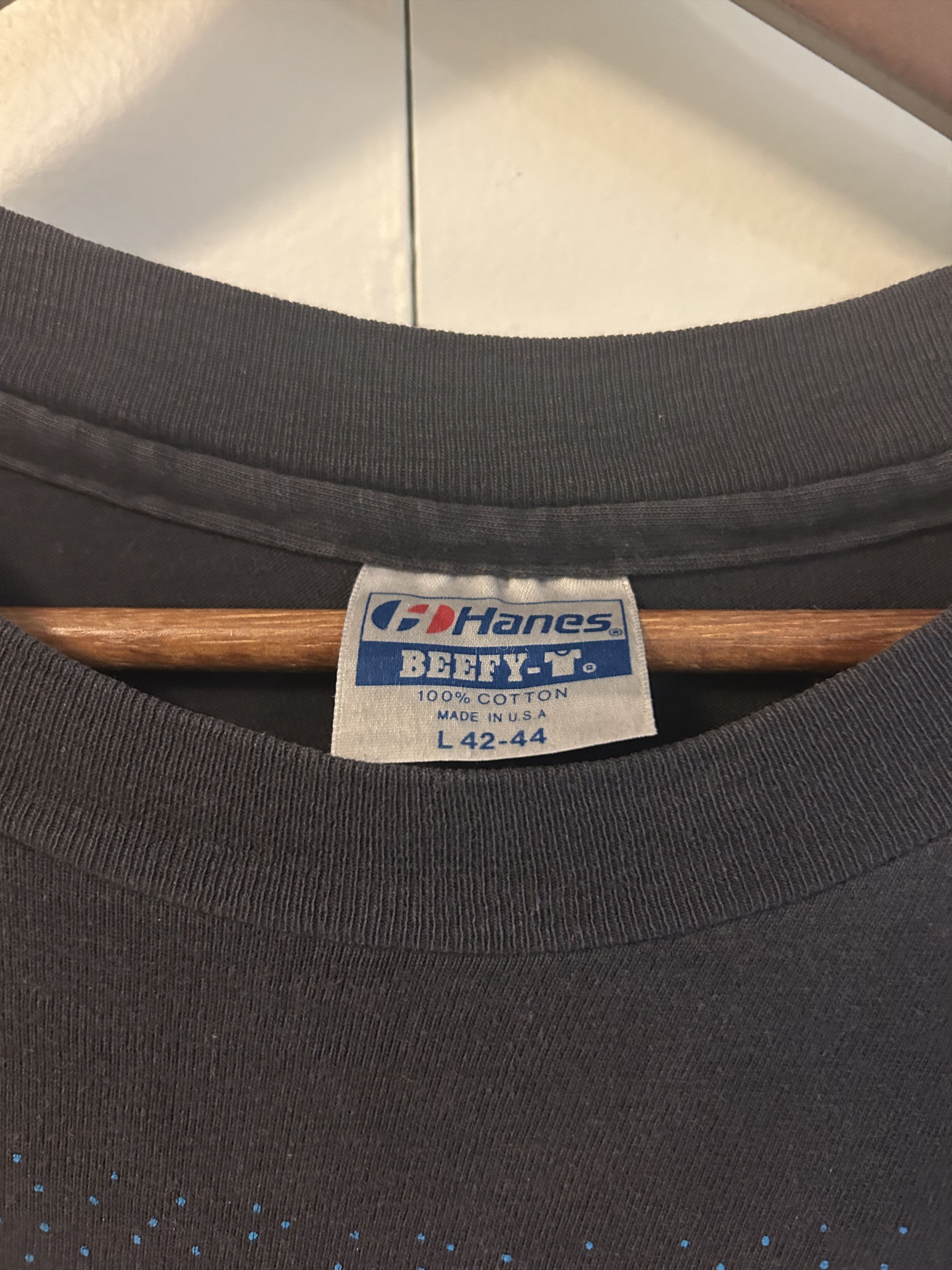 Vintage Vintage 90s Hanes SR-71 Blackbird T-Shirt Size US L / EU 52-54 / 3 - 4 Thumbnail