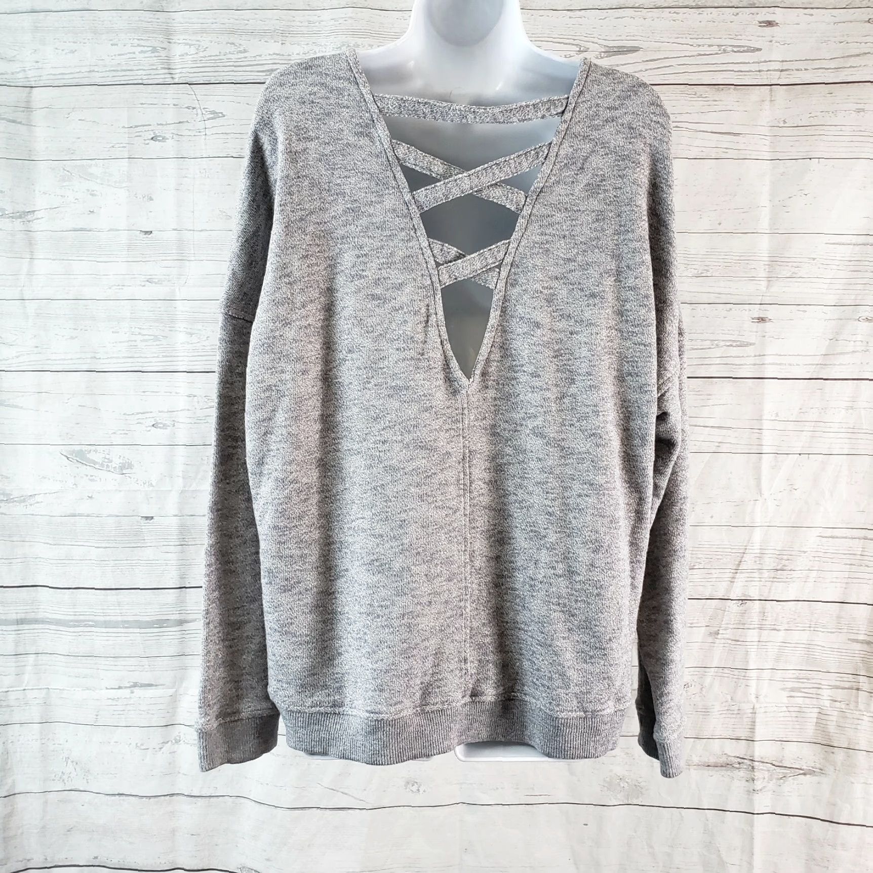 Gap Gap Sweatshirt Womens XL Gray Long Sleeve Cotton Pullover Size XL / US 12-14 / IT 48-50 - 5 Thumbnail