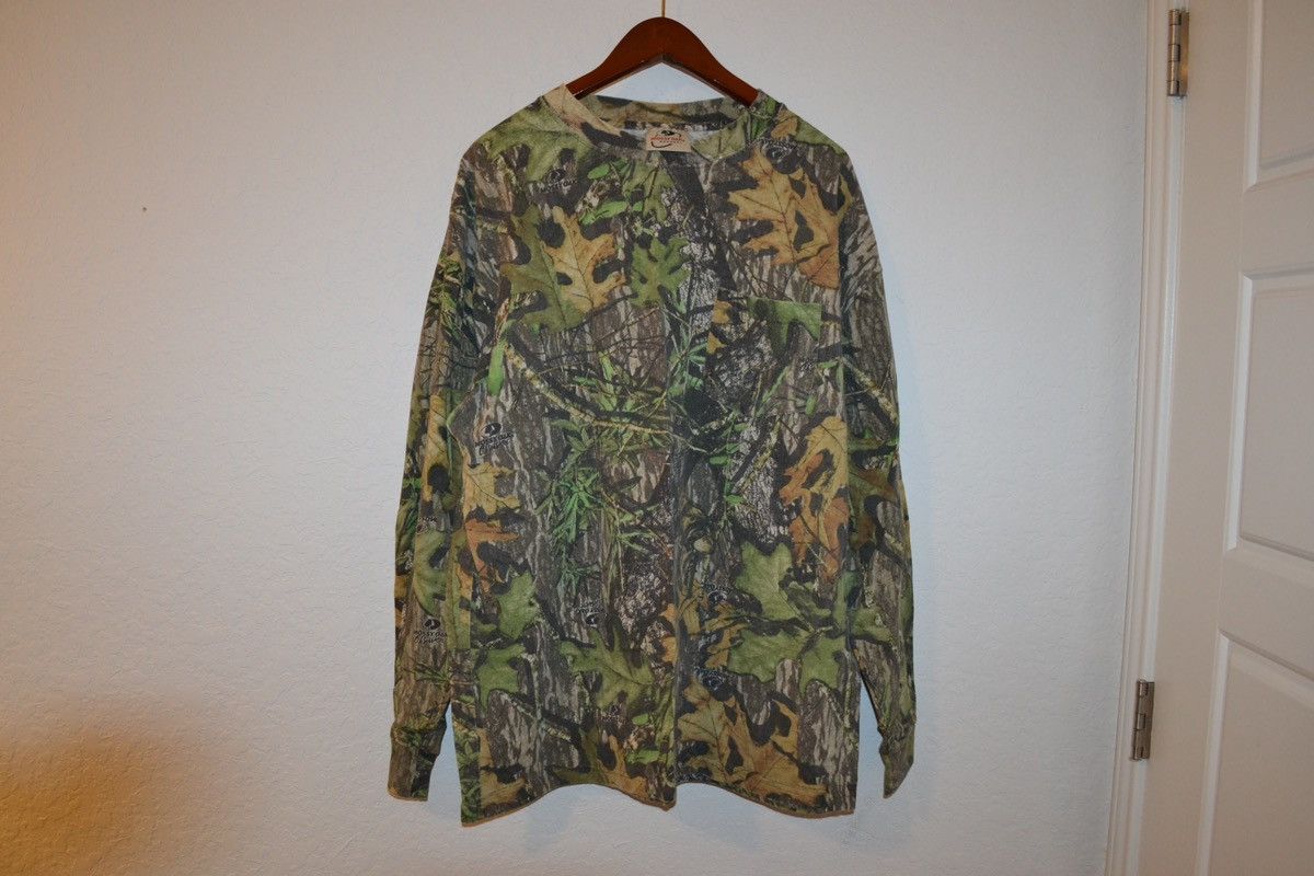 Vintage Mossy Oak long-sleeve camouflage shirt XL Size US XL / EU 56 / 4 - 1 Thumbnail