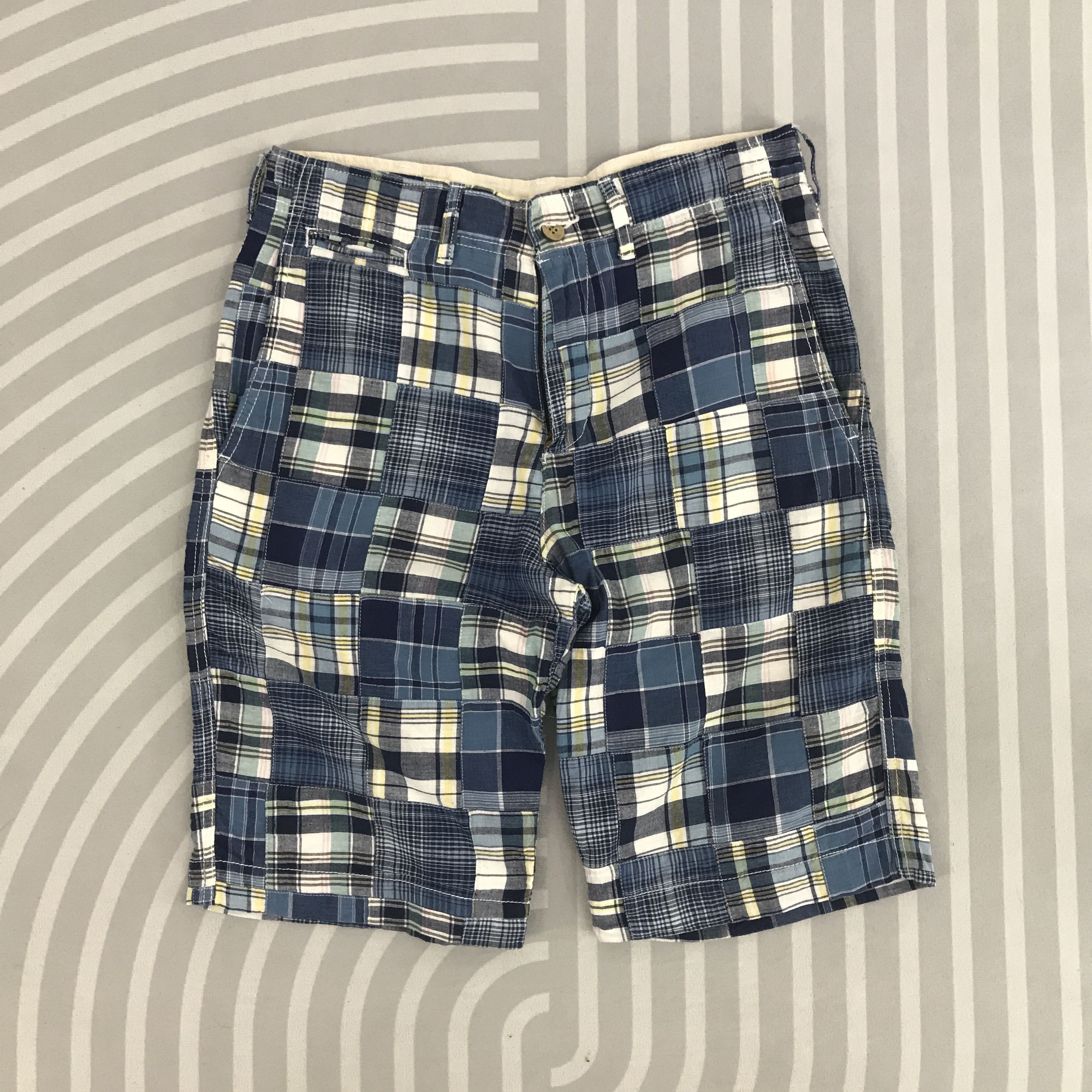 Designer × Japanese Brand × Vintage Vintage Back Number japan patchwork Shorts Size US 30 / EU 46 - 1 Thumbnail