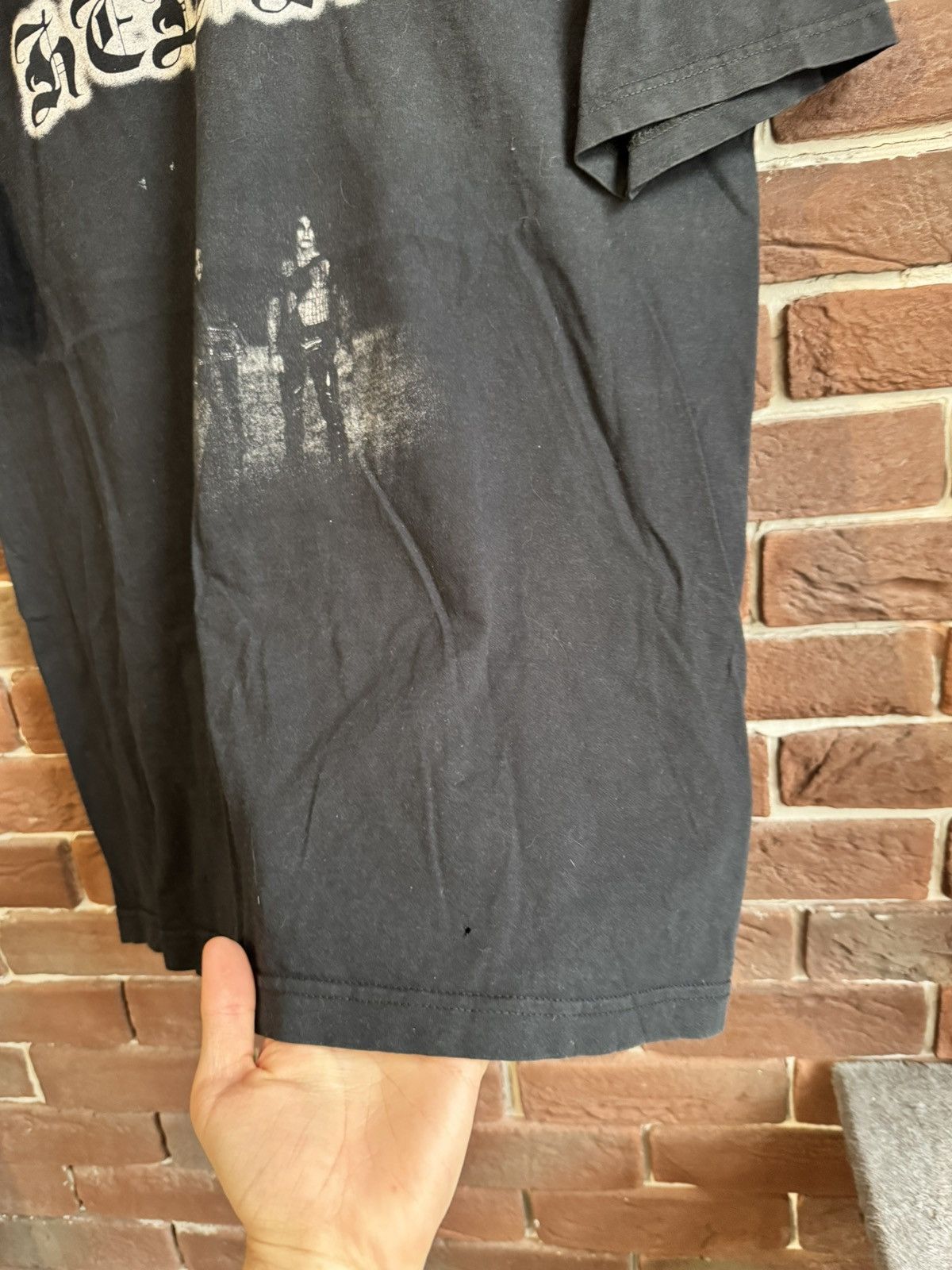 Band Tees Rare 00s Hellsaw Sins Of Might Vintage Band Black Metal Tee Size US L / EU 52-54 / 3 - 4 Thumbnail