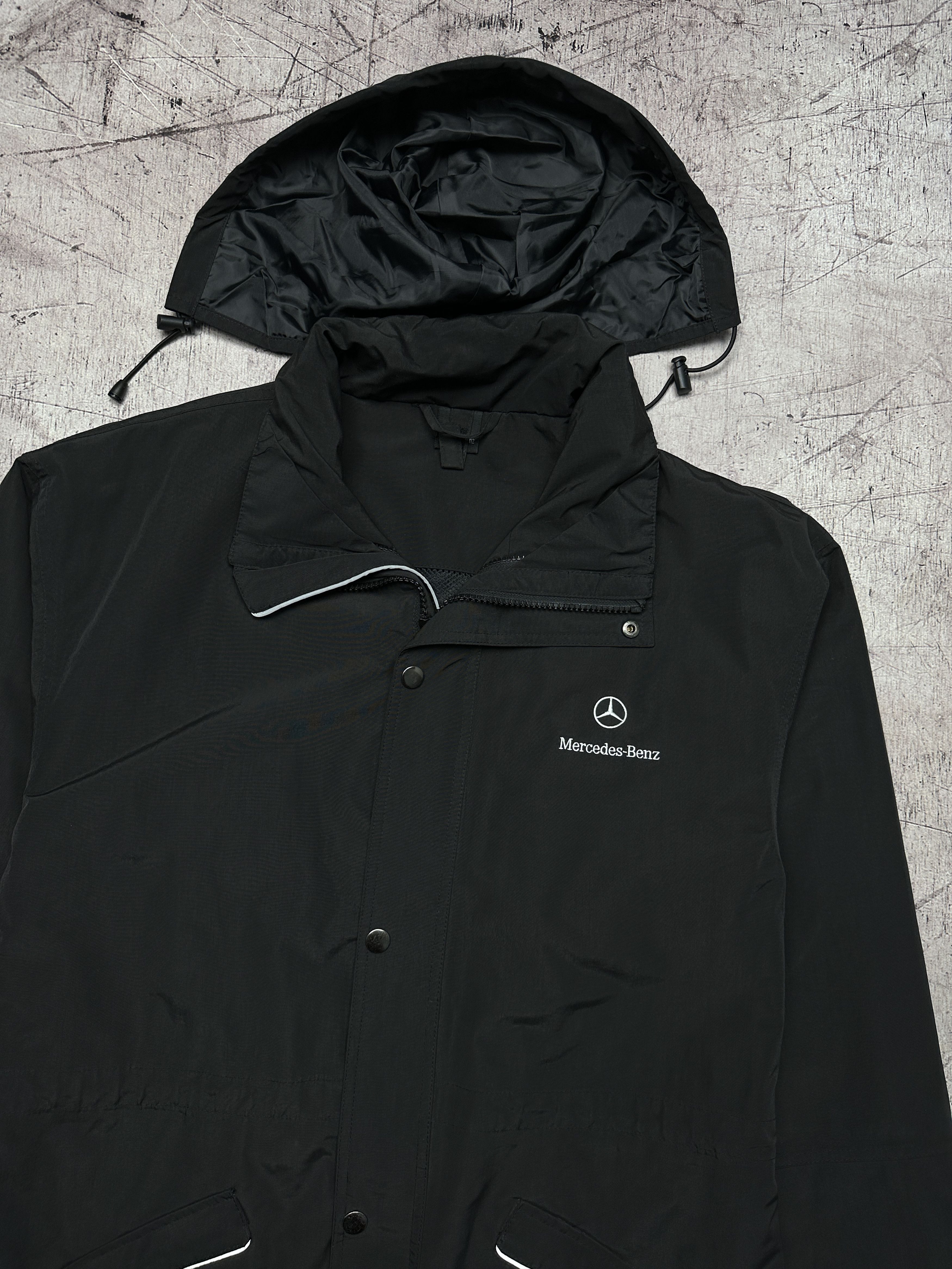 Mercedes-Benz Mercedes Benz 90s Vintage Rare Racing Nylon Jacket Size US L / EU 52-54 / 3 - 2 Thumbnail