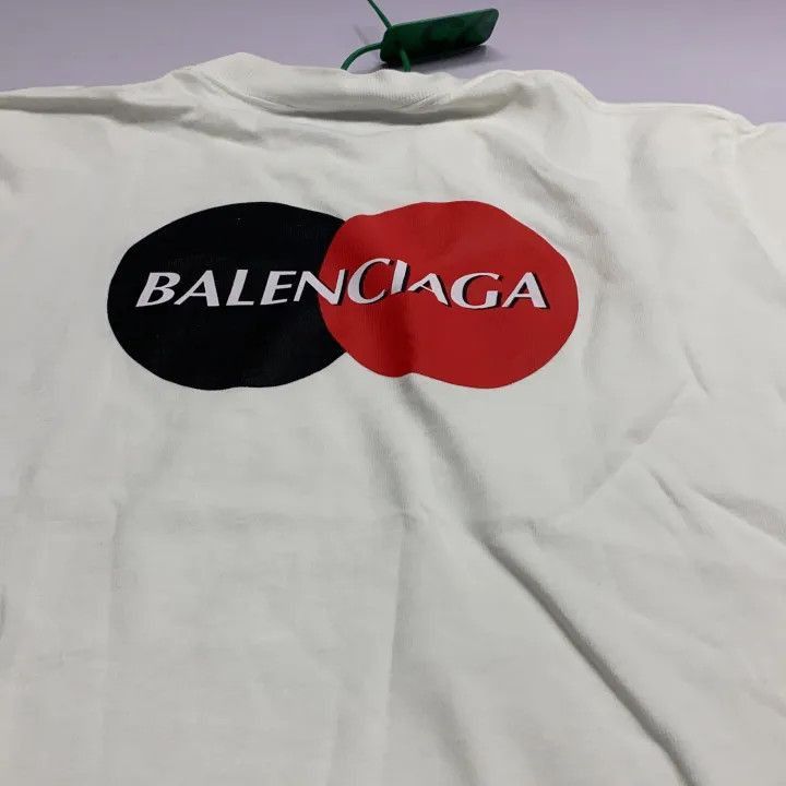 Balenciaga Balenciaga Logo Print Casual Short Sleeve Top 0079-2507 Size S / US 4 / IT 40 - 5 Thumbnail