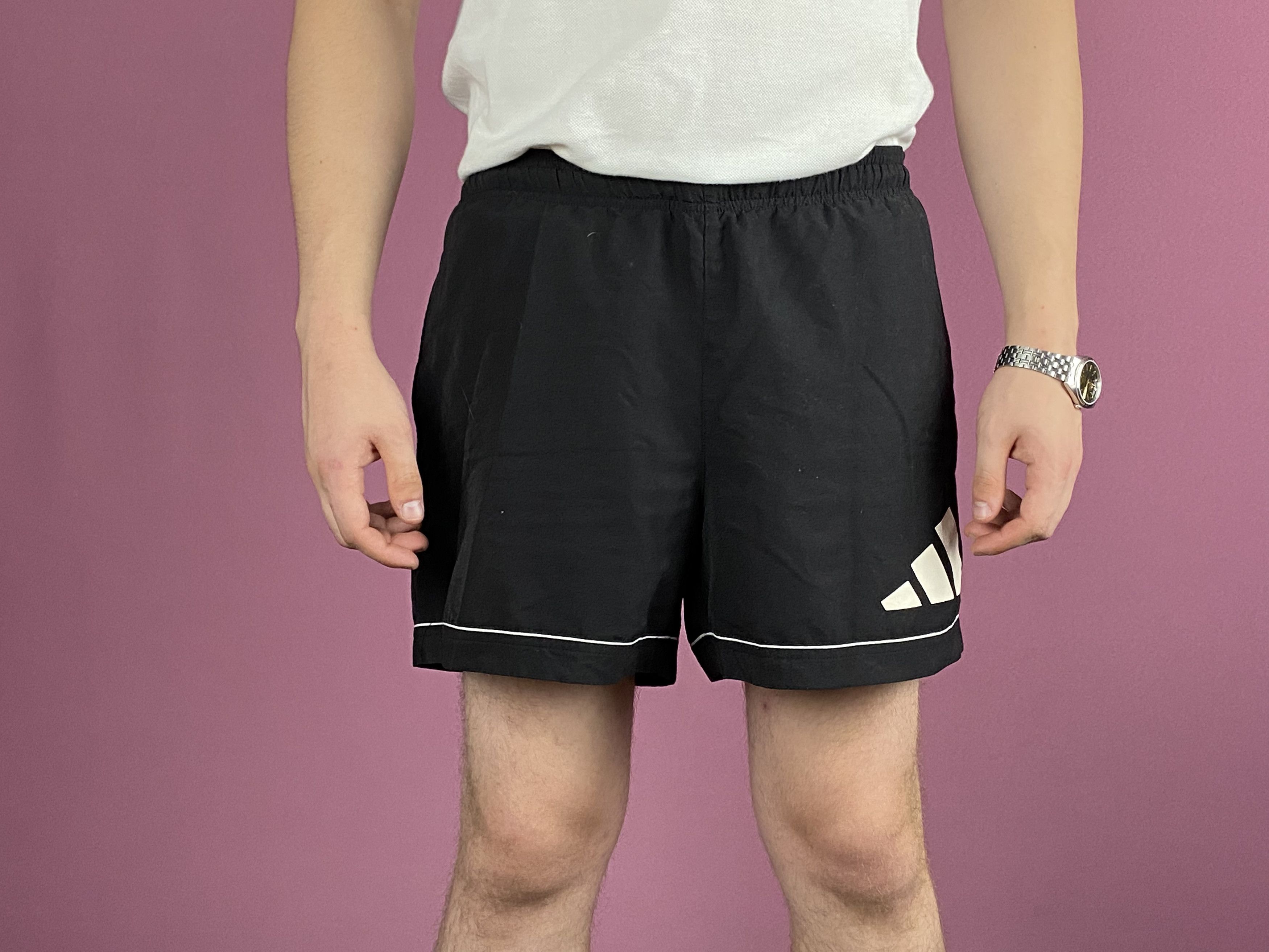 Adidas × Vintage 90s Adidas Vintage Men's Sport Shorts - M Size US 32 / EU 48 - 1 Thumbnail