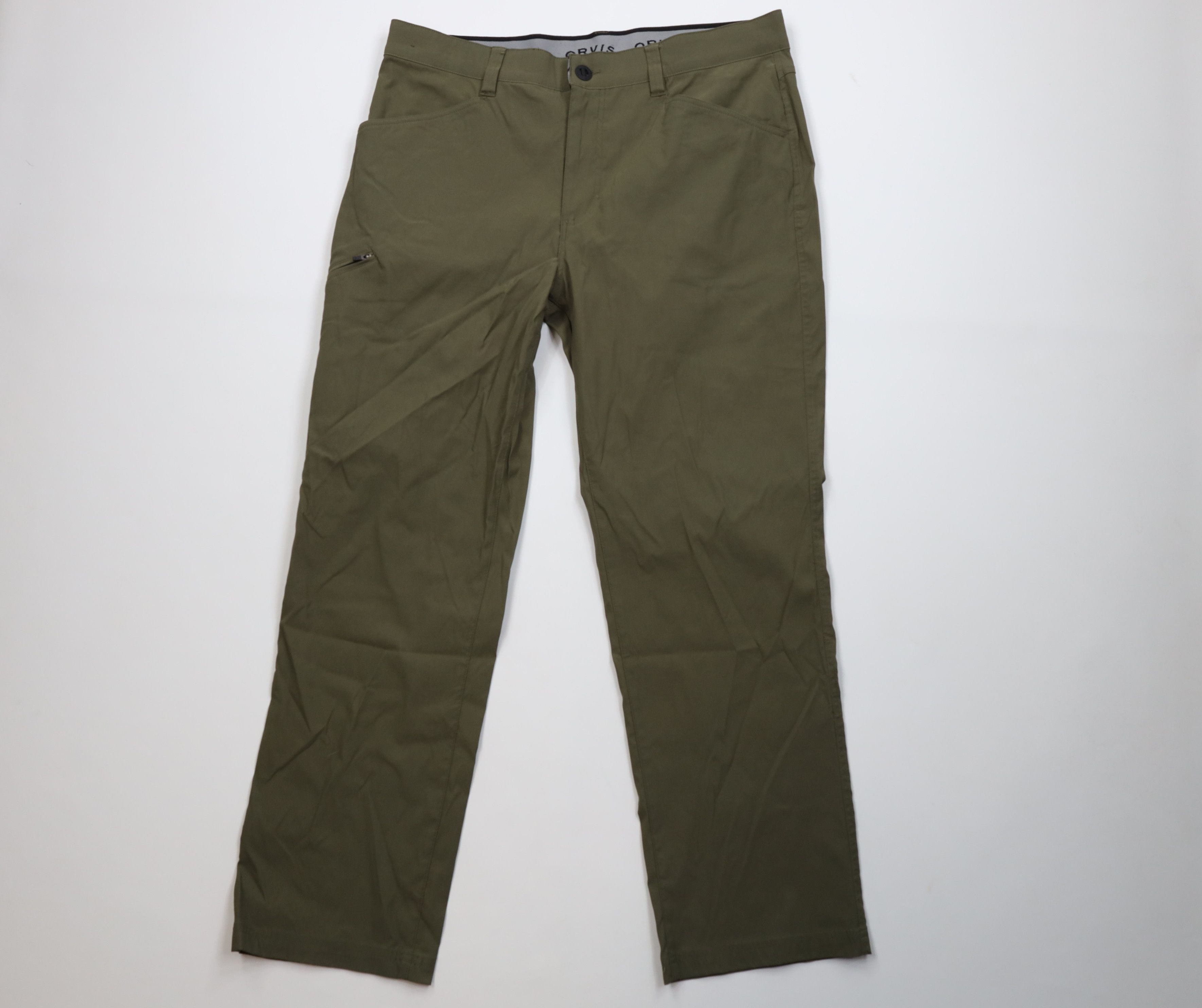 Orvis Orvis Water Repellant Outdoor Hiking Trekking Pants Green Size US 36 / EU 52 - 1 Thumbnail
