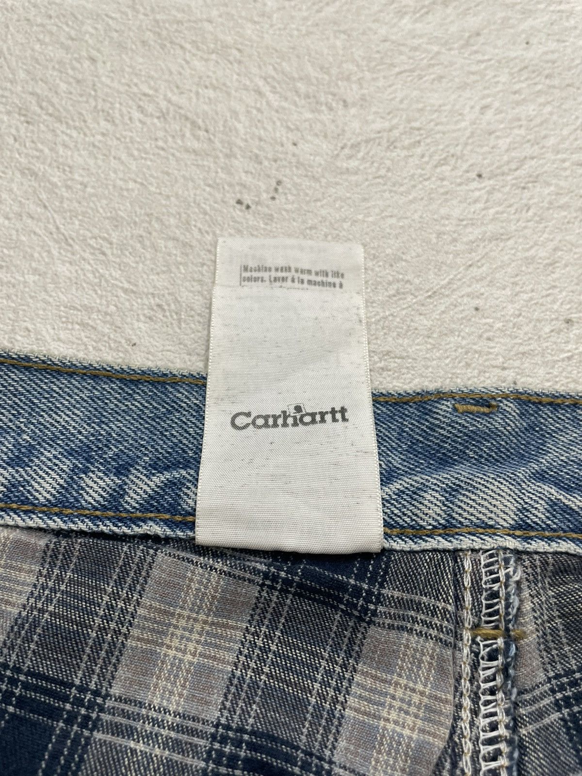 Carhartt 2000s Carhartt Light Blue Jeans Baggy Denin Distressed Y2K Size US 36 / EU 52 - 6 Thumbnail