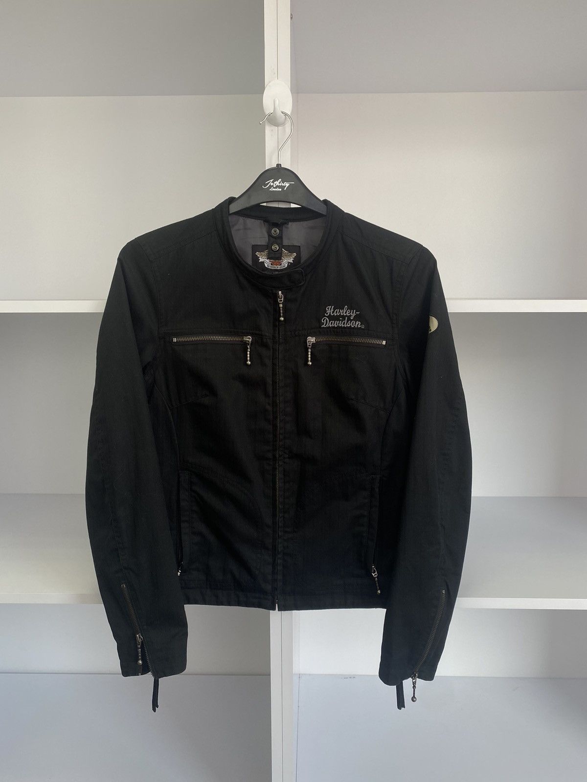 Harley Davidson × Vintage Vintage Harley-Davidson Motorcycles Big Logo Women’s Jacket Size M / US 6-8 / IT 42-44 - 2 Thumbnail
